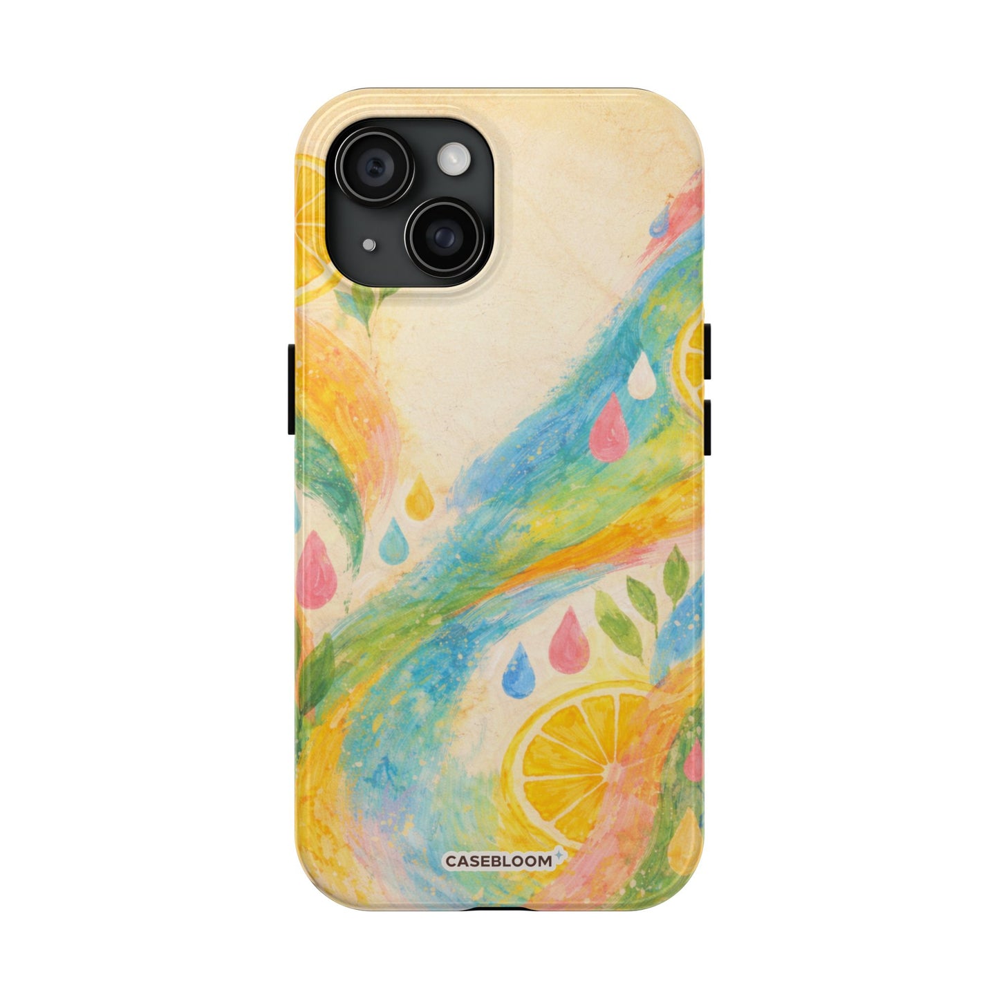 Painted Citrus Brushstroke - iPhone Case
