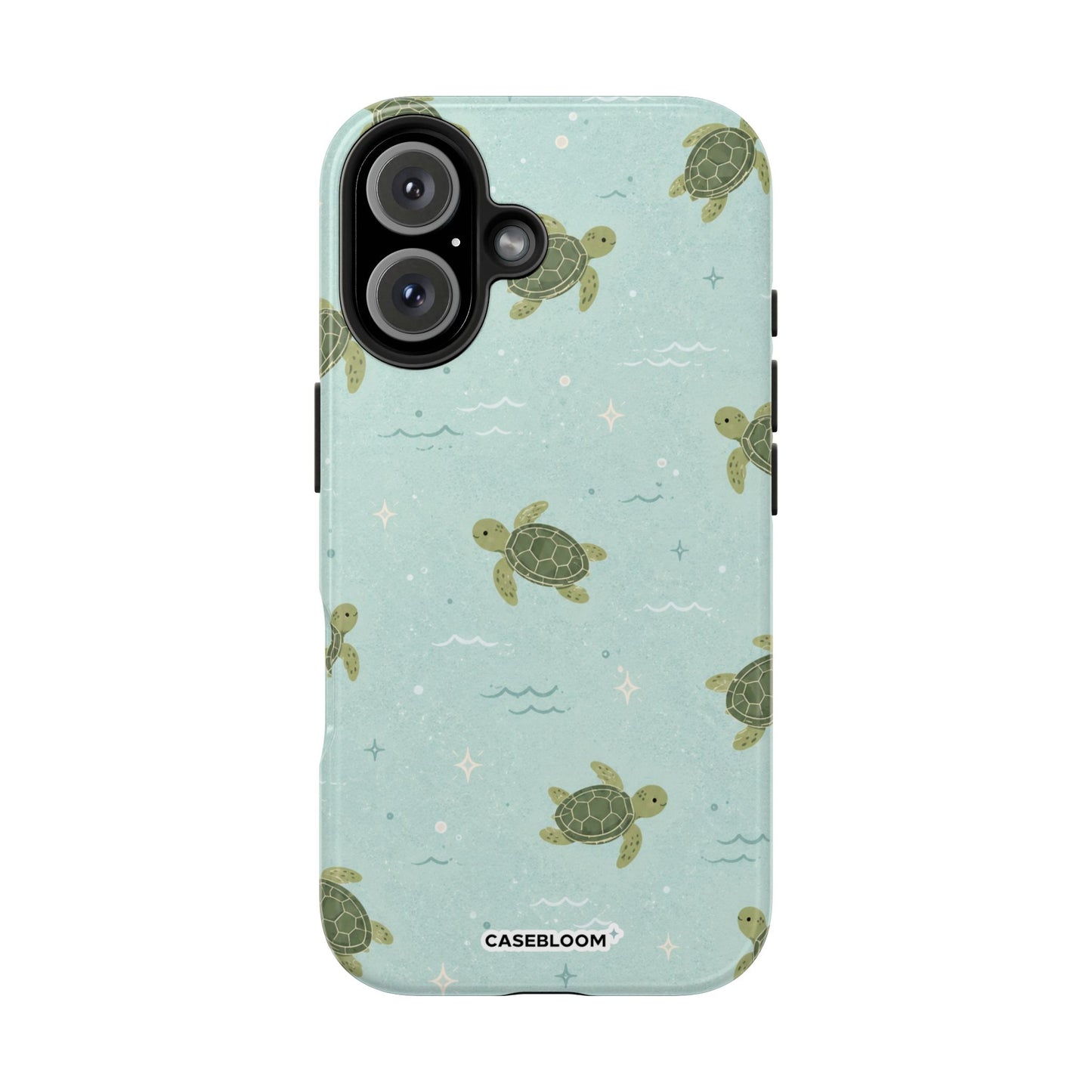 Mint Turtle Tide - iPhone Case