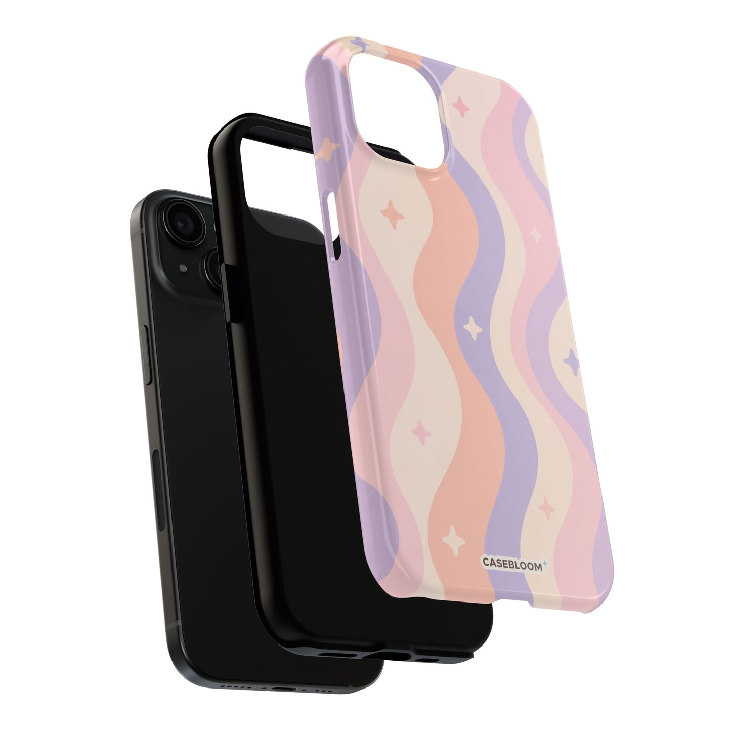 Pastel Stars Flow - iPhone Case