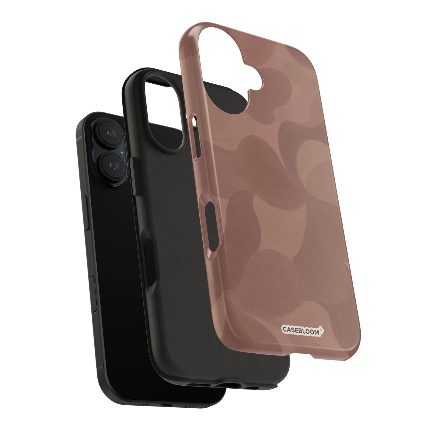 Mocha Twist Petals - iPhone Case