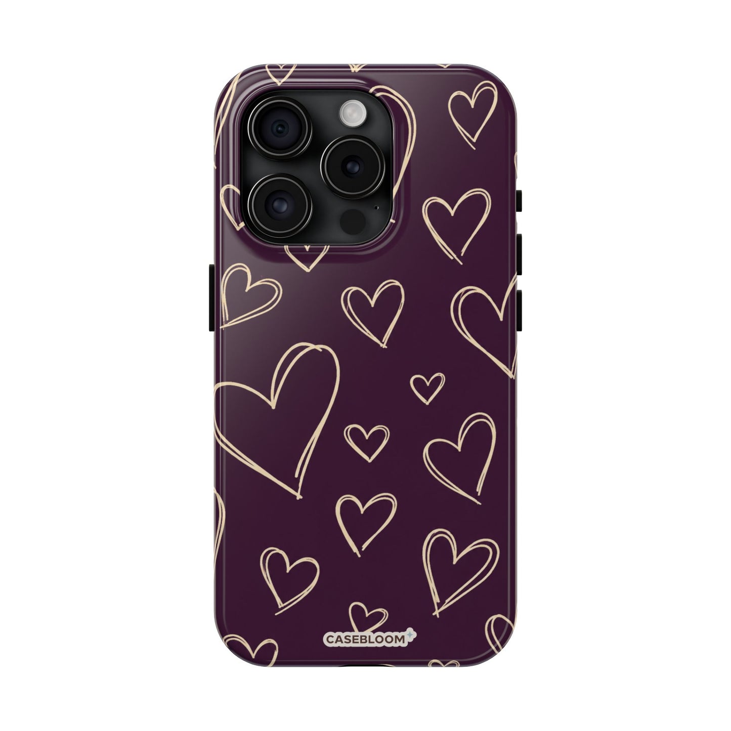 Velvet Hearts - iPhone Case