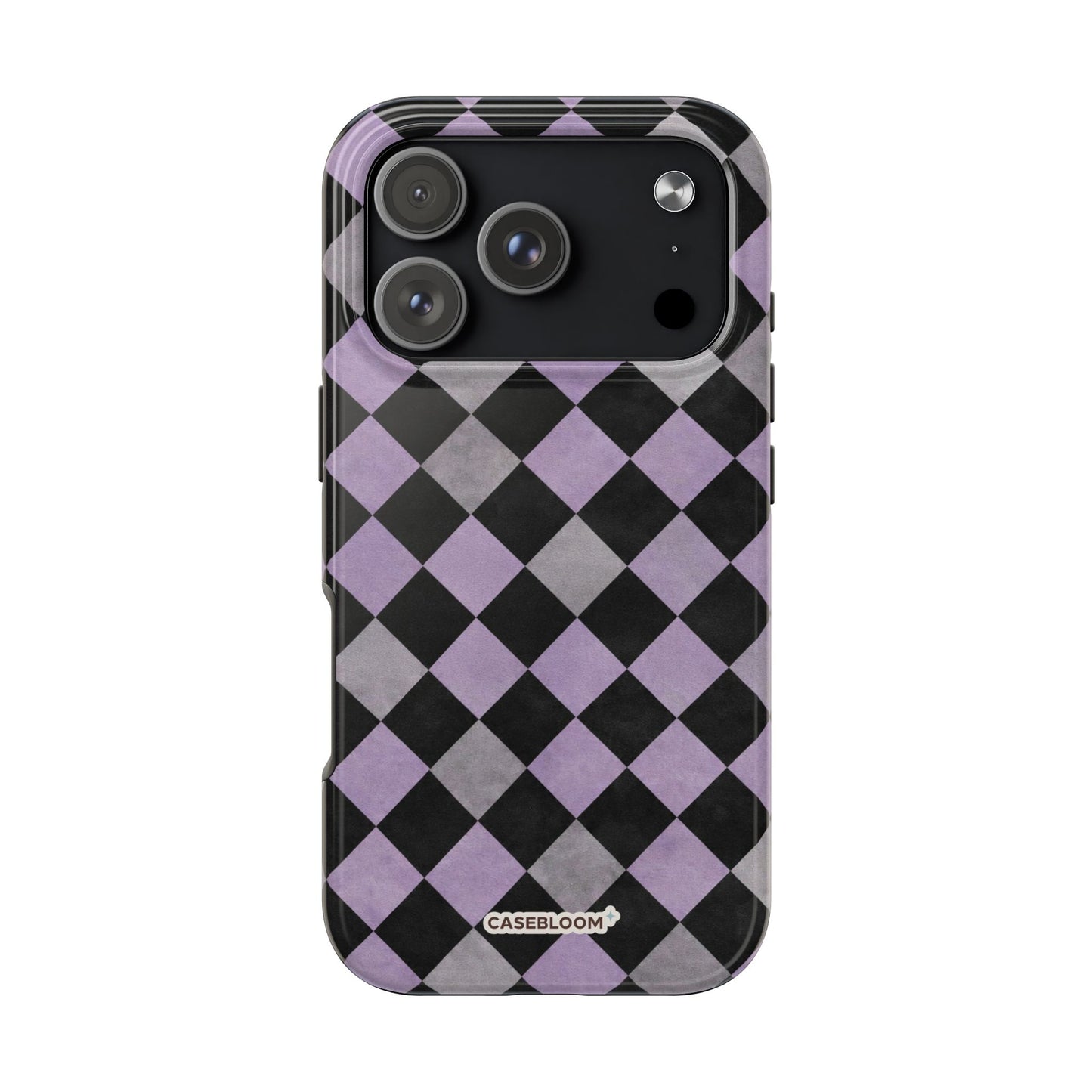Lilac Argyle - iPhone Case