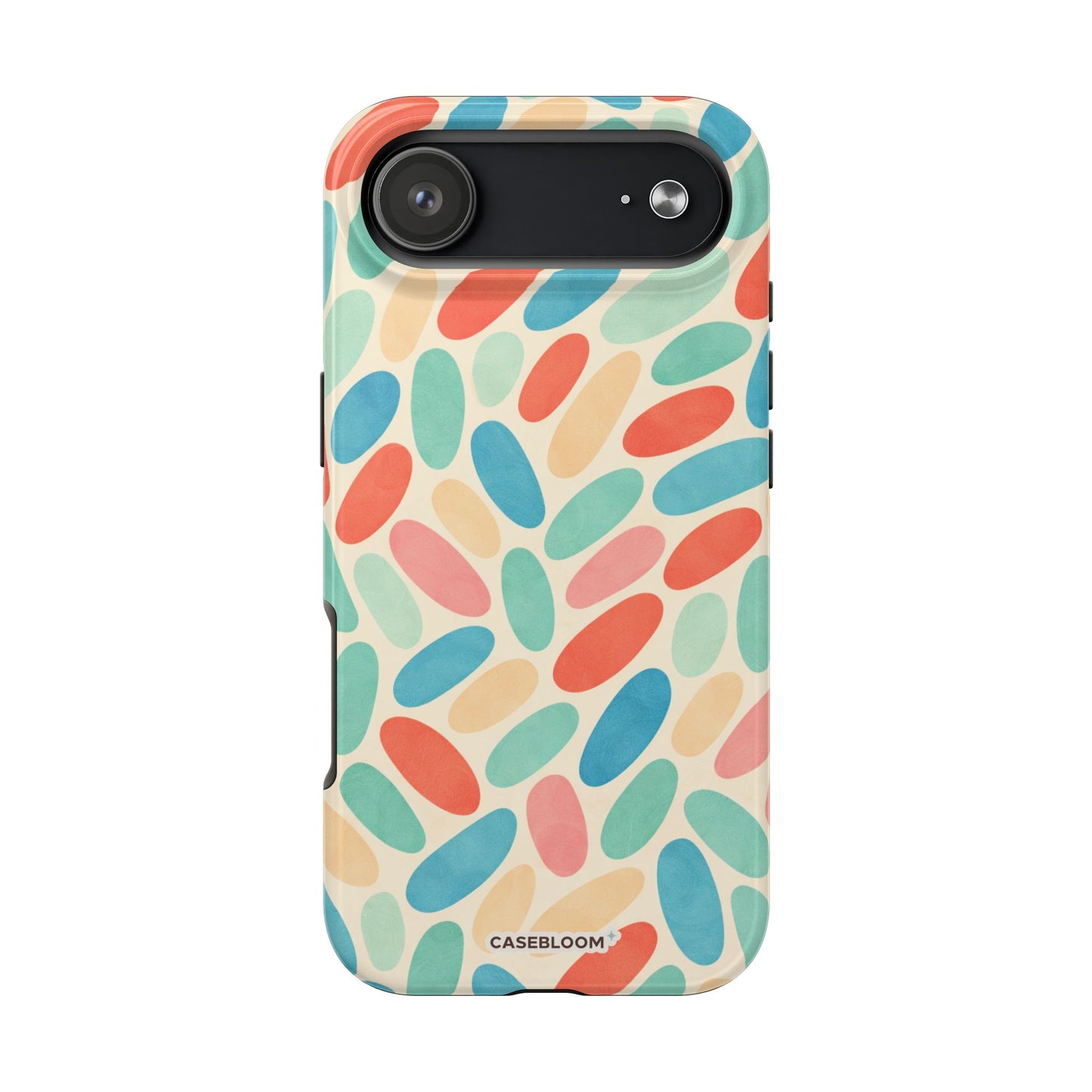 Retro Pebbles - iPhone Case