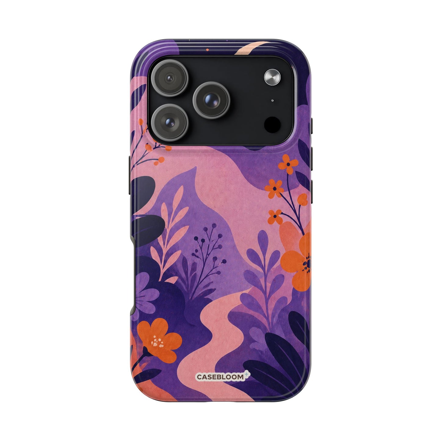 Violet Moon Garden - iPhone Case