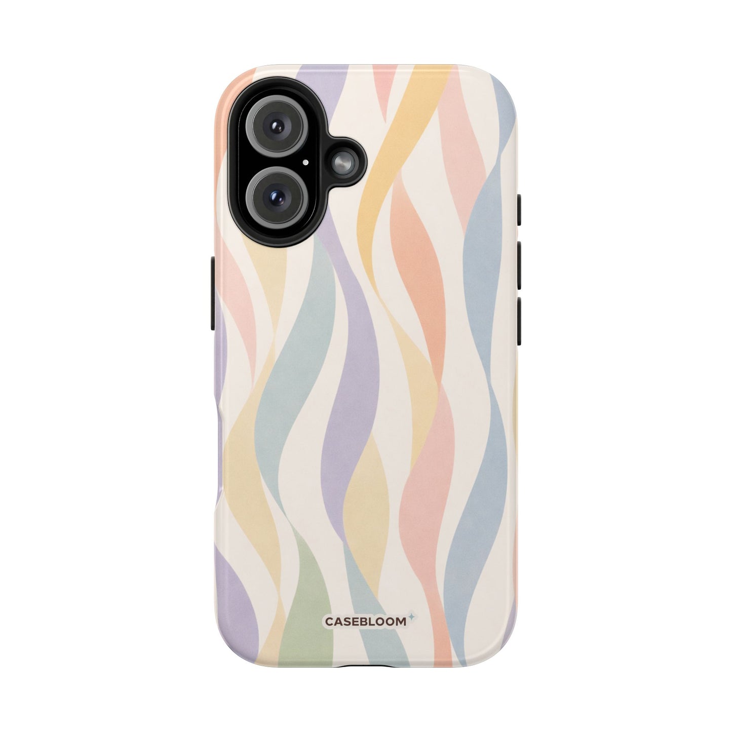 Pastel Wavy Bloom - iPhone Case