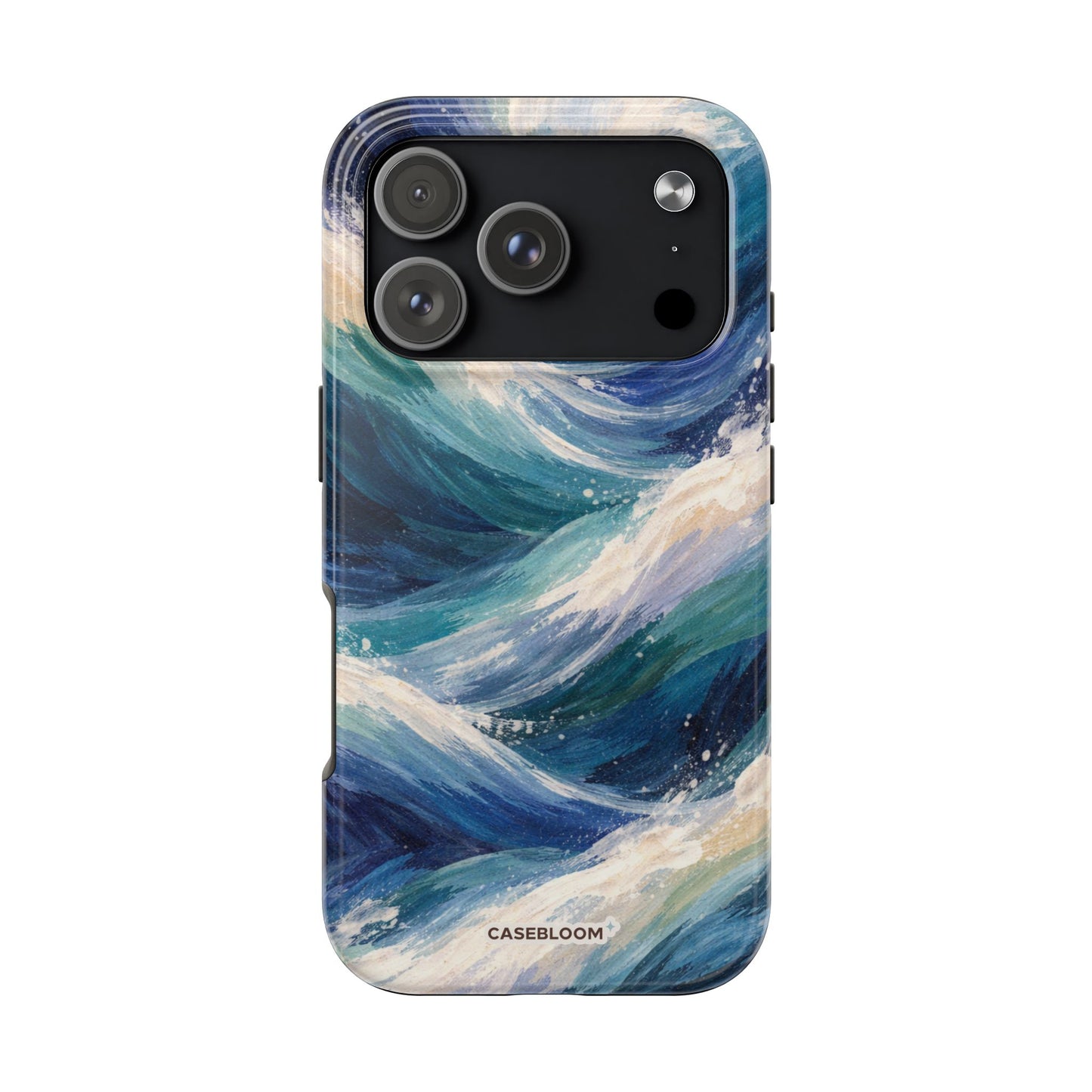 Ocean Wave Brushstroke - iPhone Case