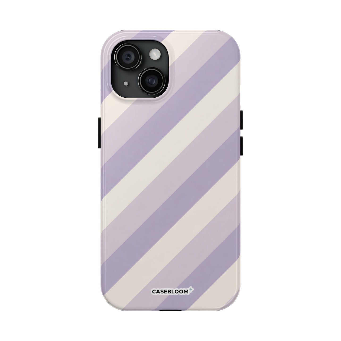 Lilac Lines Flow - iPhone Case