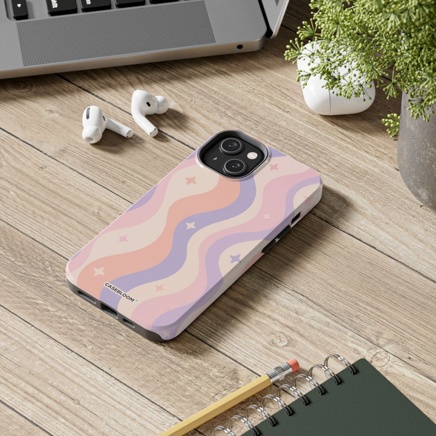Pastel Stars Flow - iPhone Case