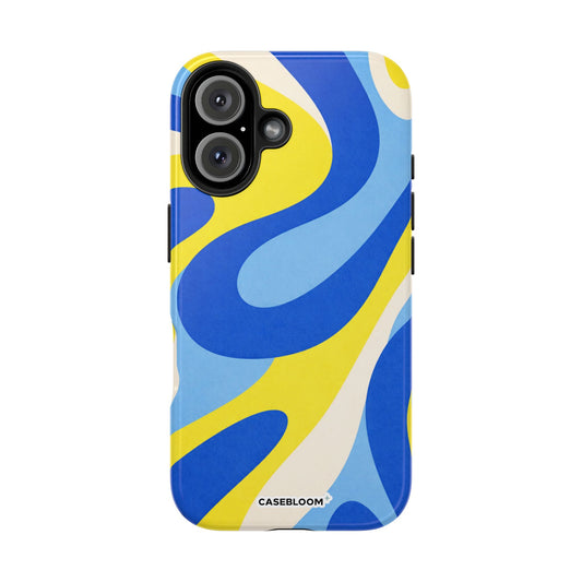 Cobalt Blue Lemon - iPhone Case