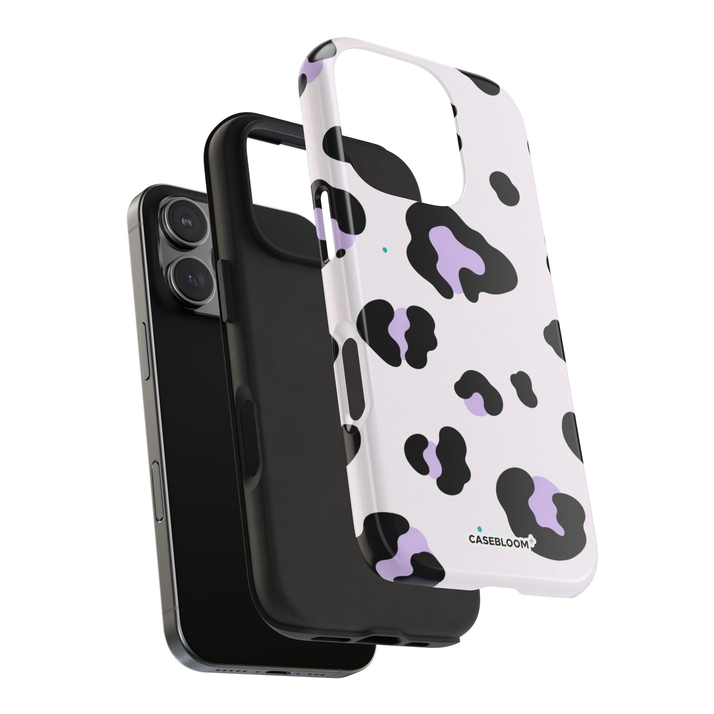 Lilac Leopard - iPhone Case