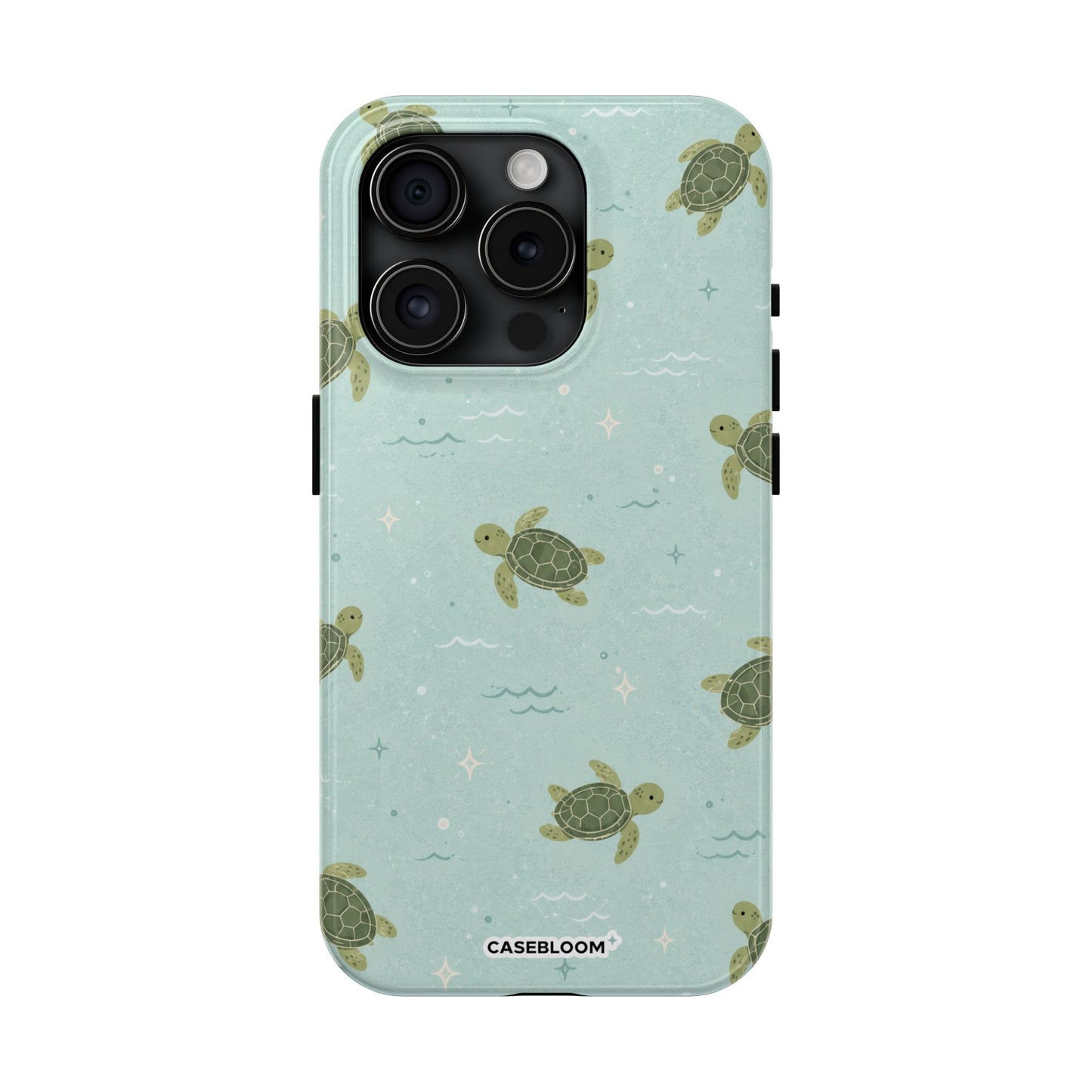 Mint Turtle Tide - iPhone Case