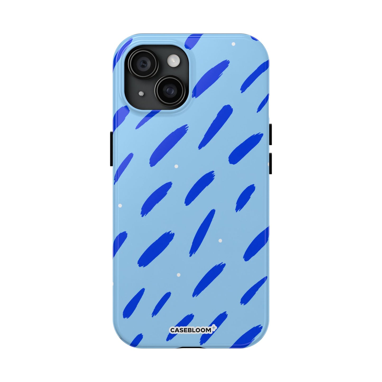 Blue Brush Pop - iPhone Case
