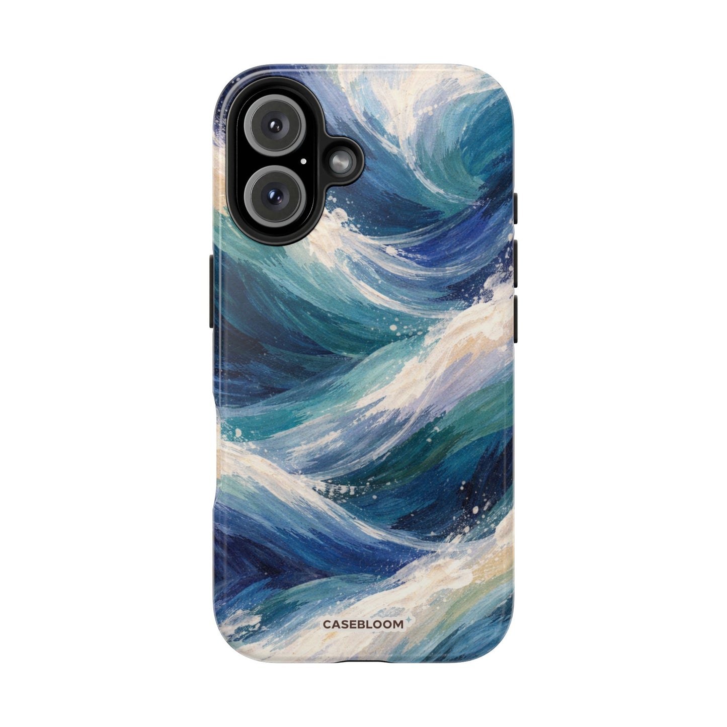 Ocean Wave Brushstroke - iPhone Case