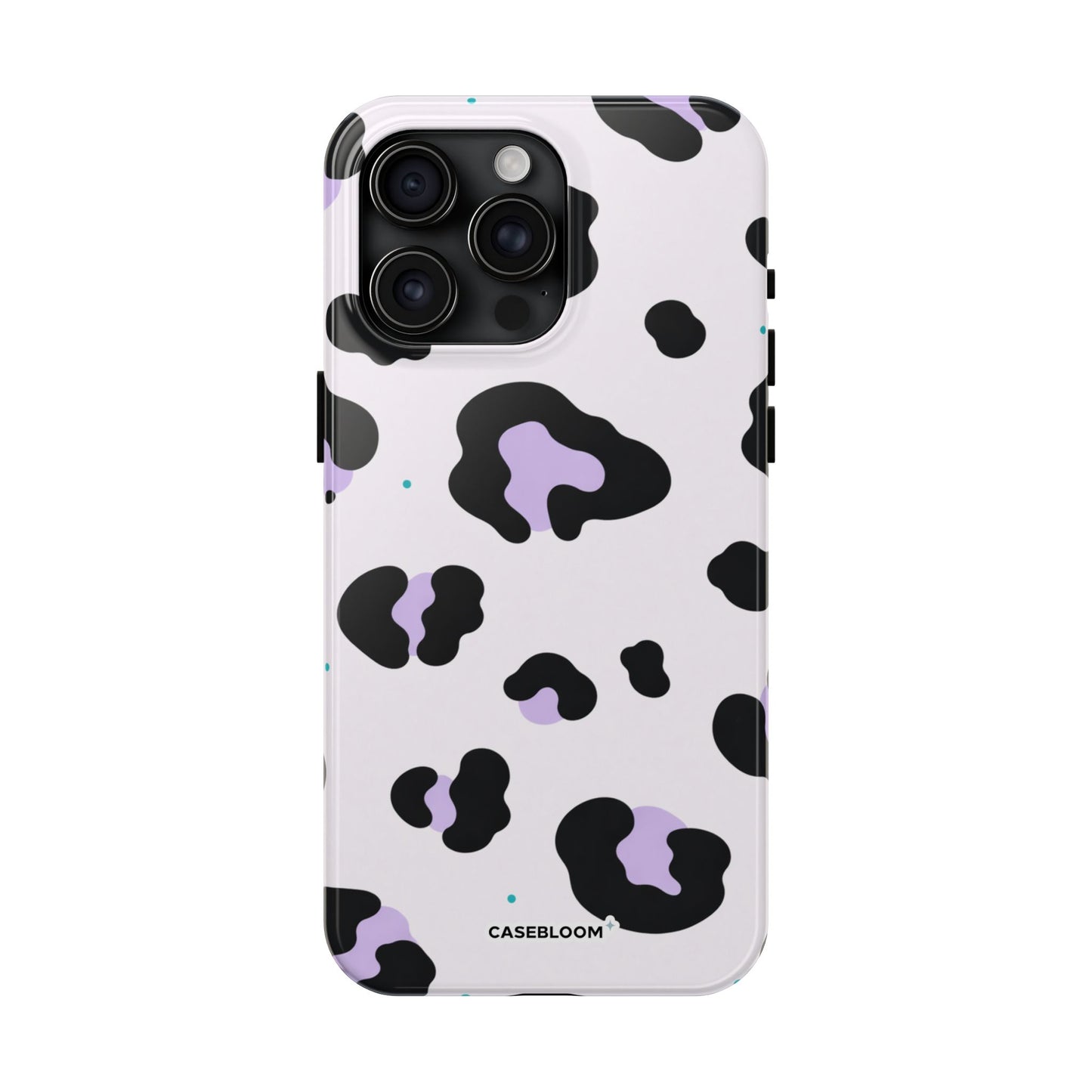 Lilac Leopard - iPhone Case