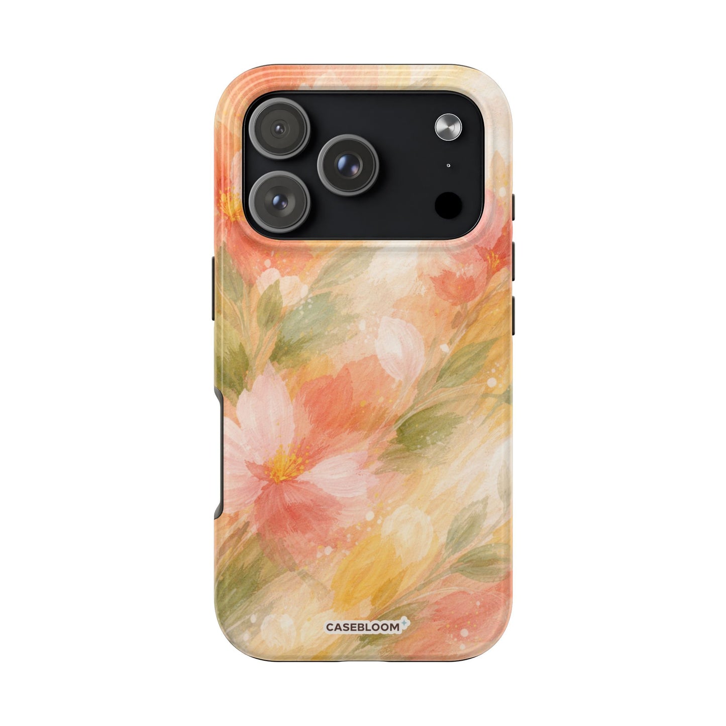 Peach Meadow Brushstroke - iPhone Case