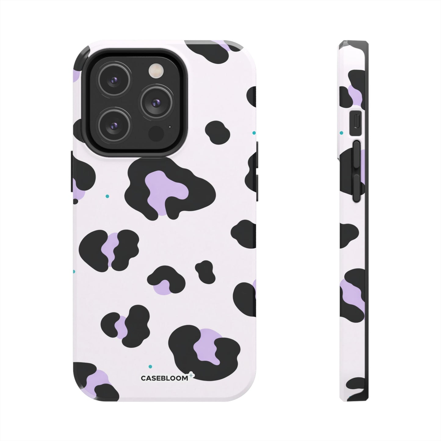 Lilac Leopard - iPhone Case