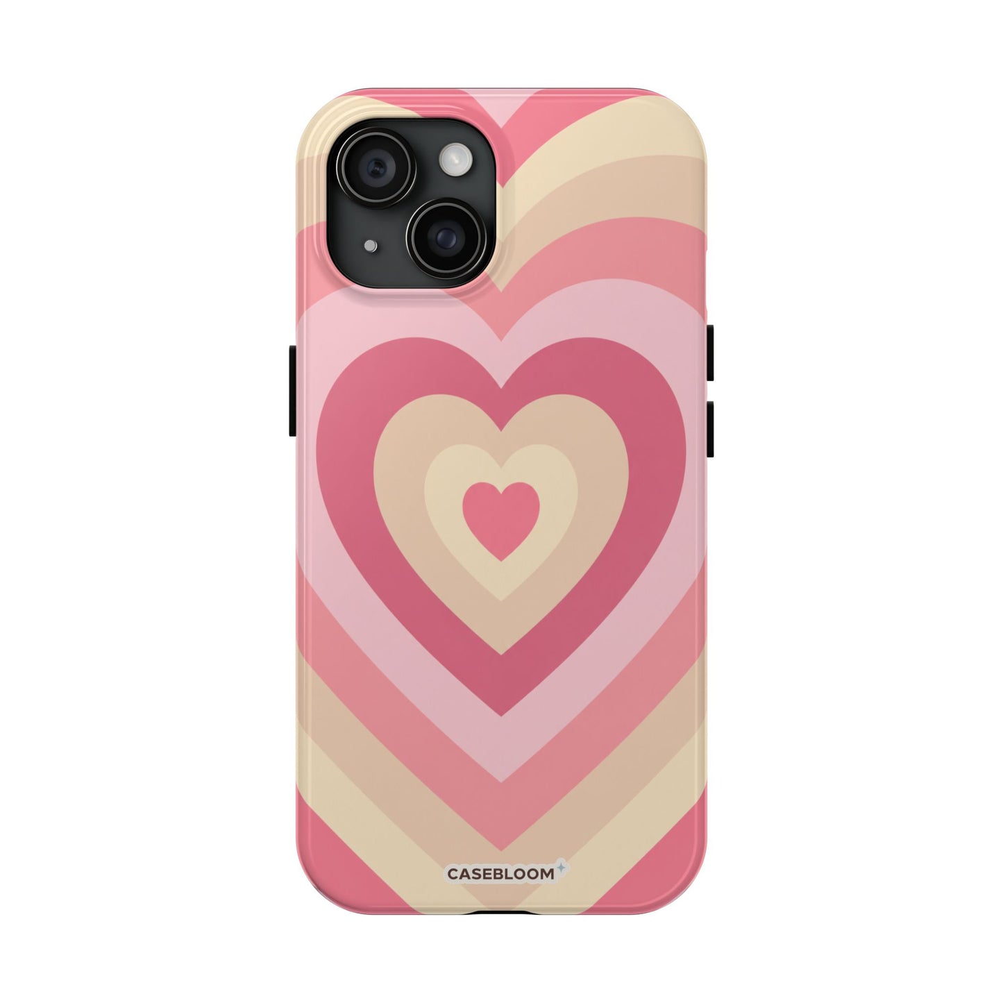Heart Layers Pink - iPhone Case