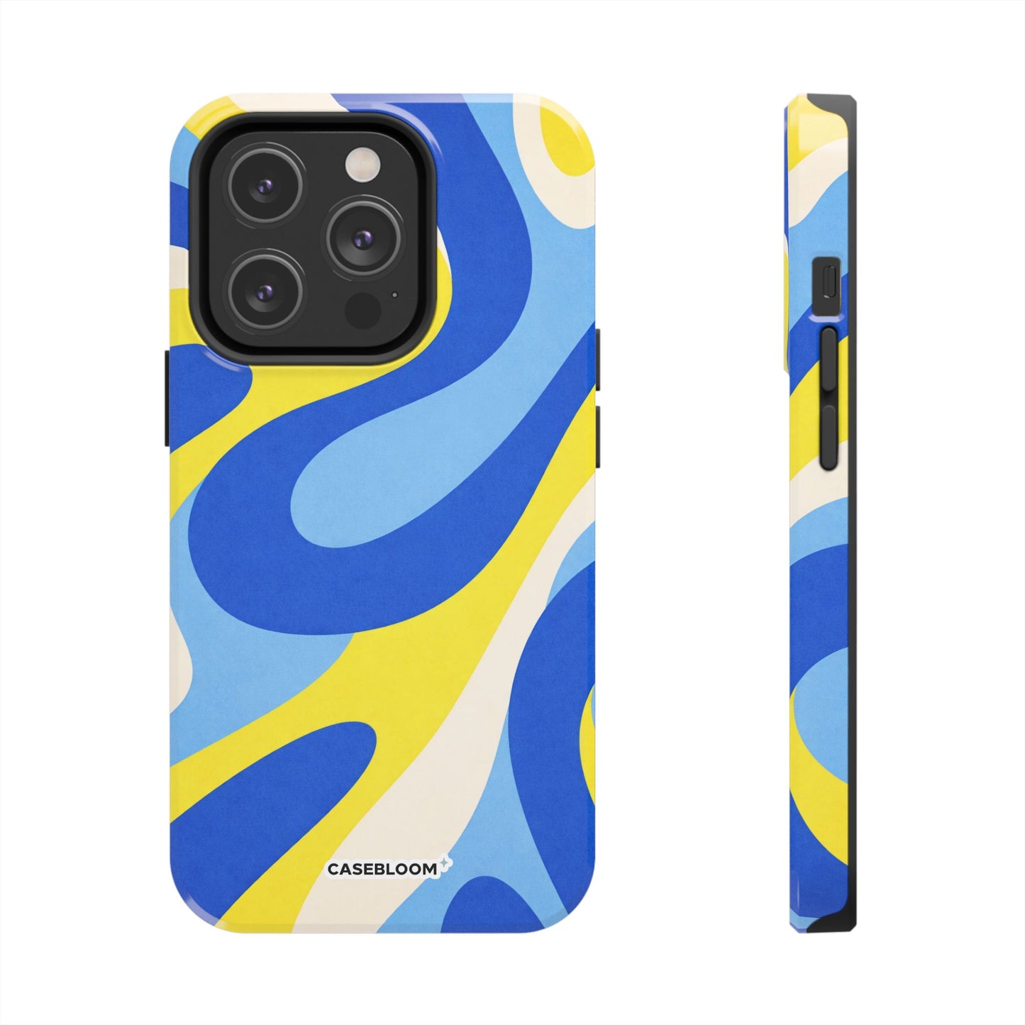 Cobalt Blue Lemon - iPhone Case