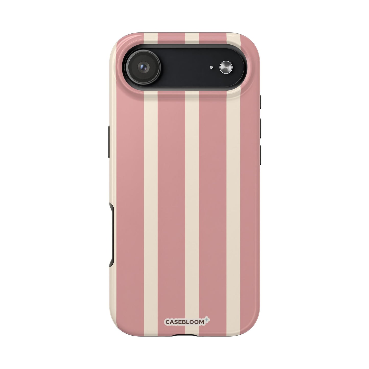 Dusty Rose Stripe - iPhone Case