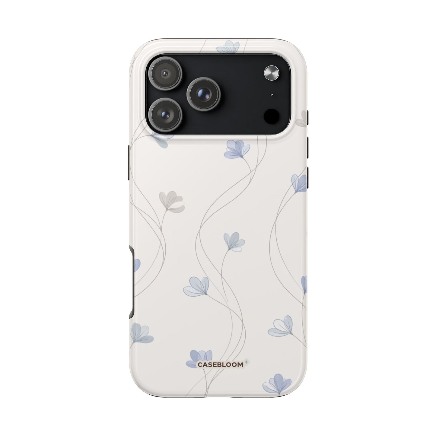 Blue Petal Vine - iPhone Case