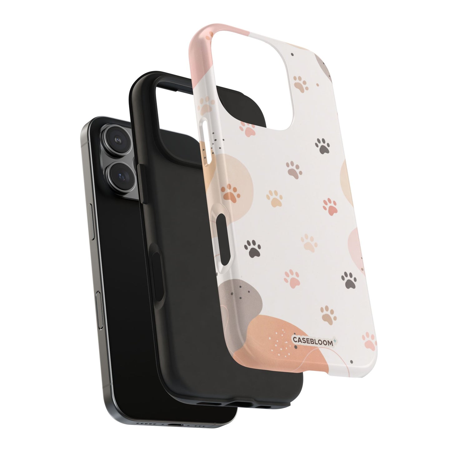 Blush Paw Scatter - iPhone Essentials Case