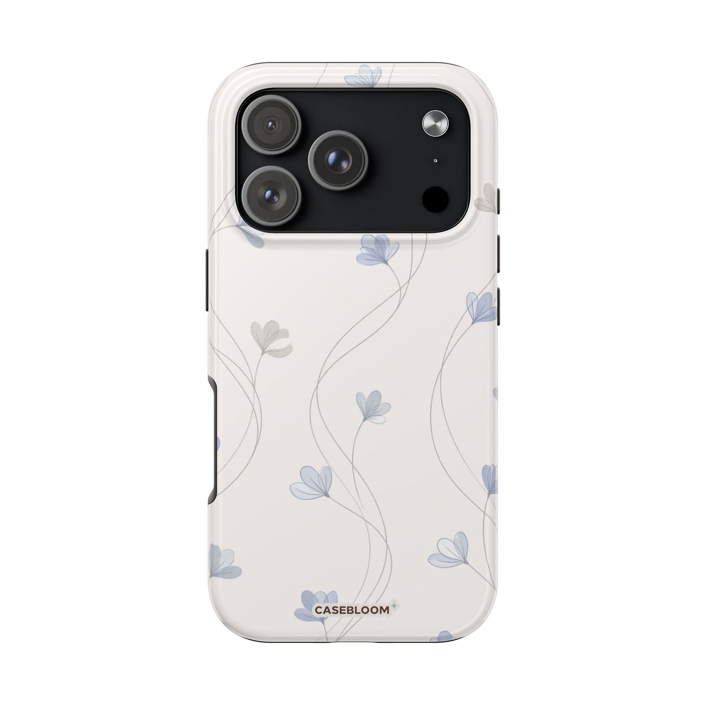 Blue Petal Vine - iPhone Case
