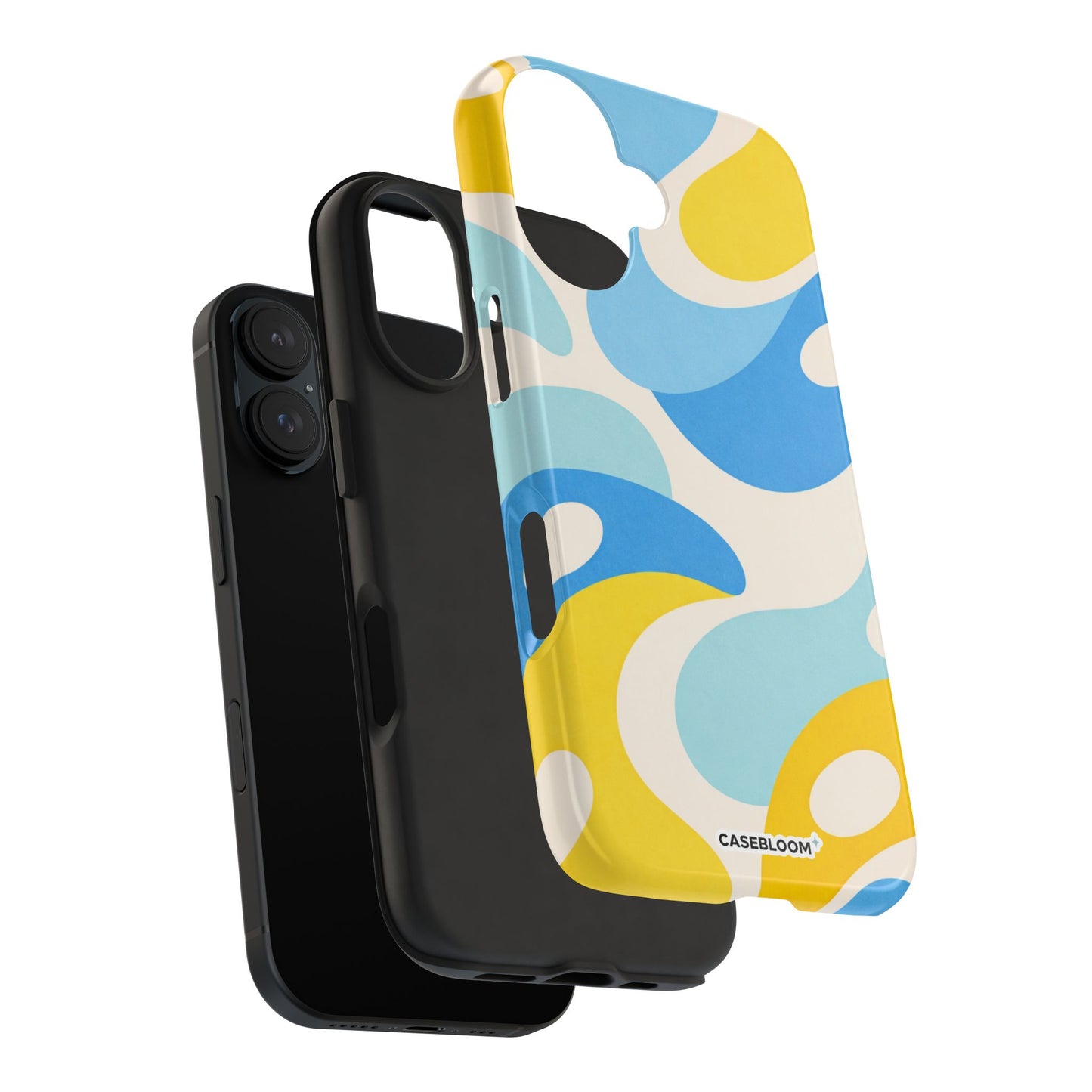 Blue Lemon Flow - iPhone Case