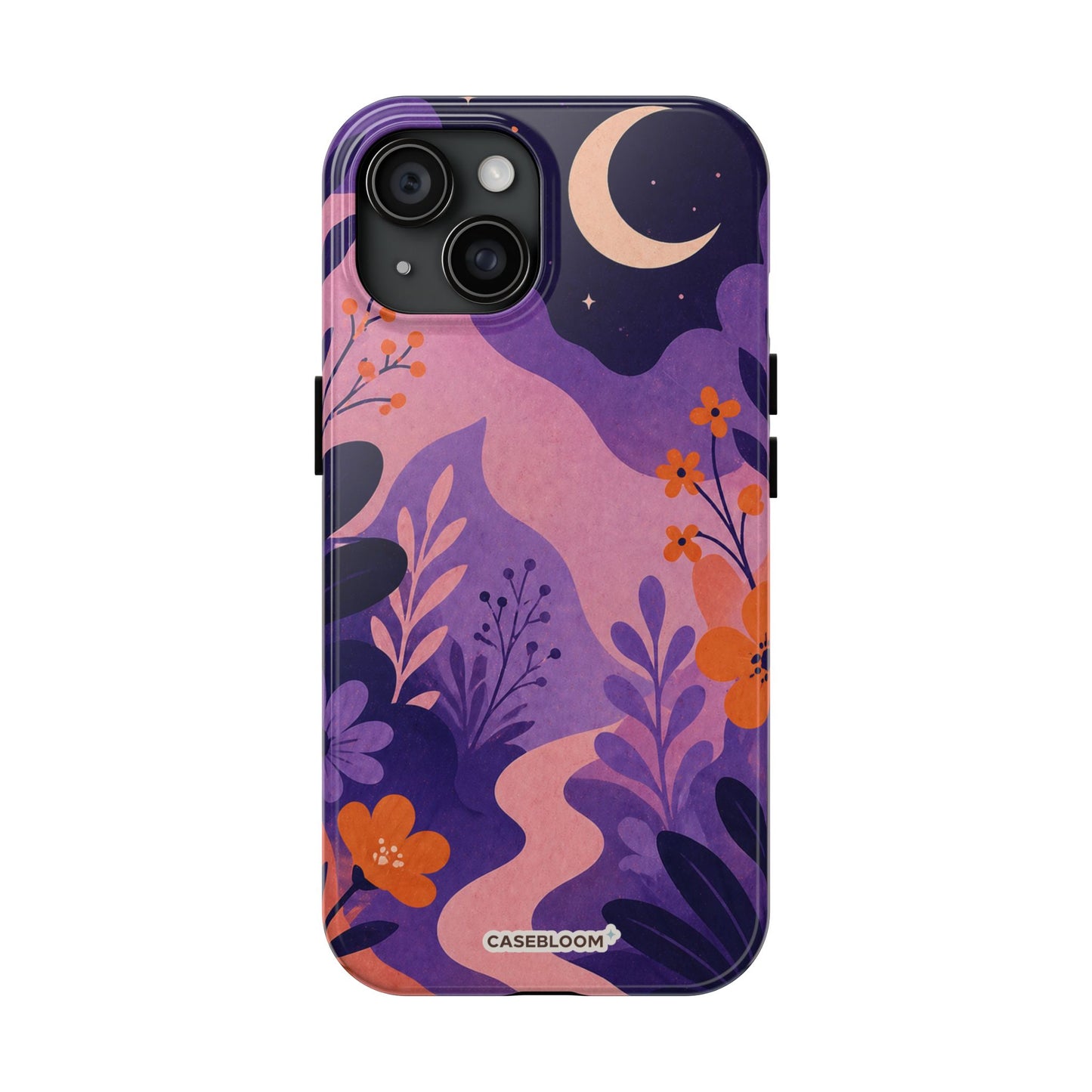 Violet Moon Garden - iPhone Case