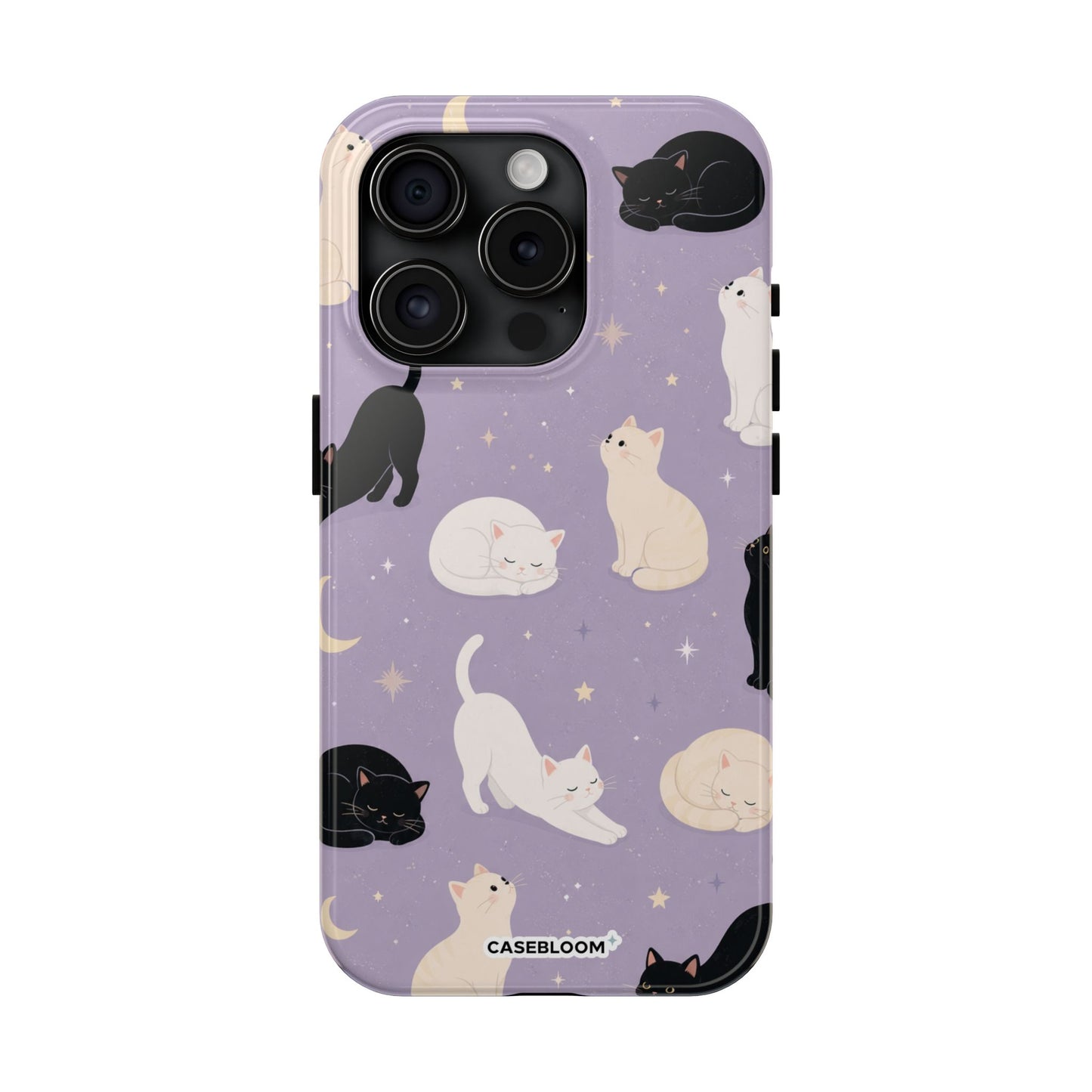 Moonlit Cats - iPhone Case