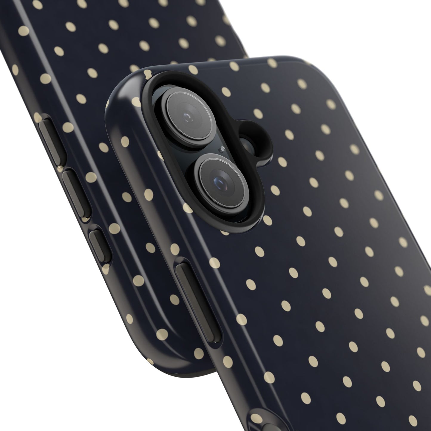 Midnight Blue Mini Dot - iPhone Case
