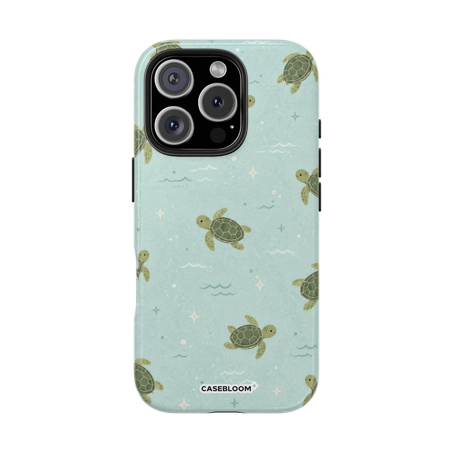 Mint Turtle Tide - iPhone Case