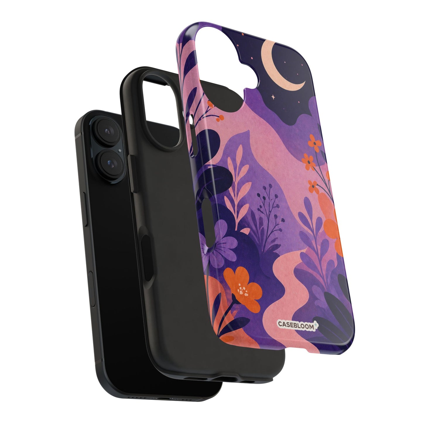 Violet Moon Garden - iPhone Case