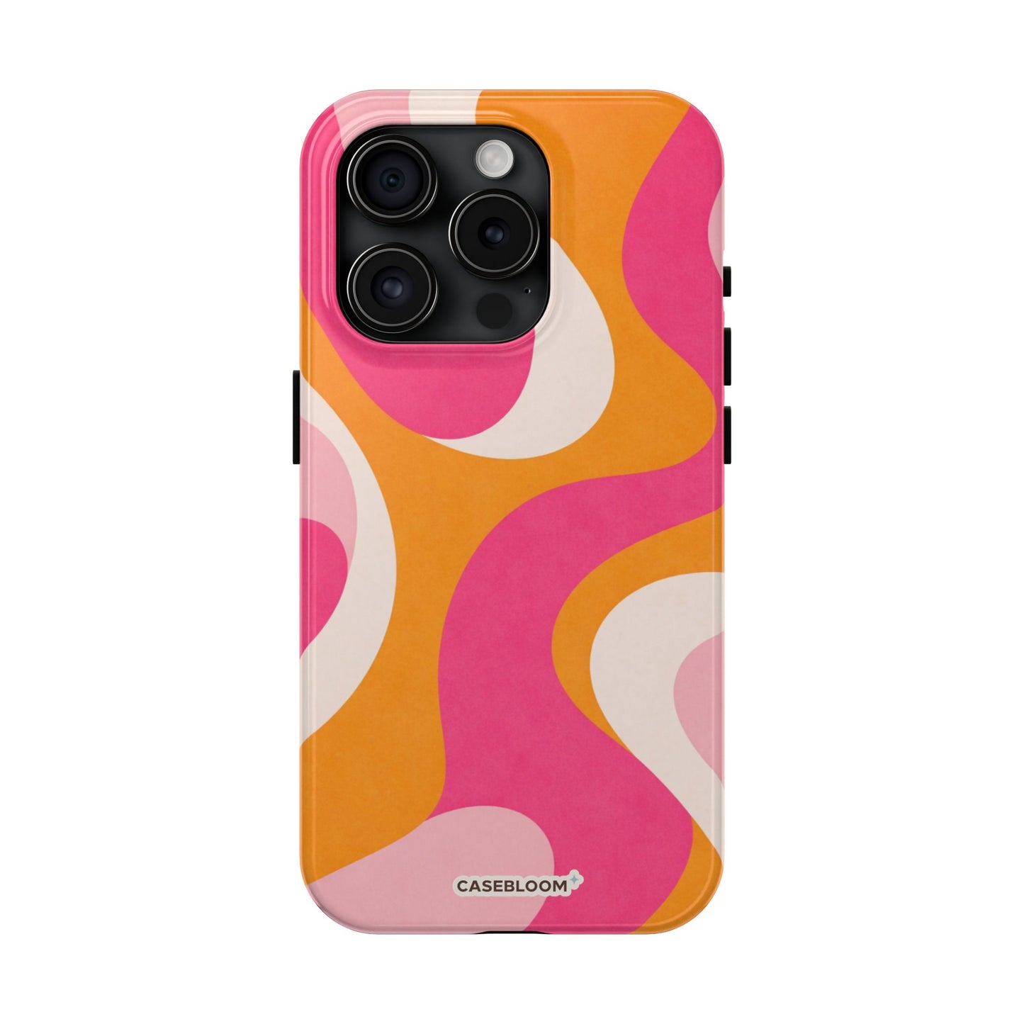 Pink Citrus Wave - iPhone Case
