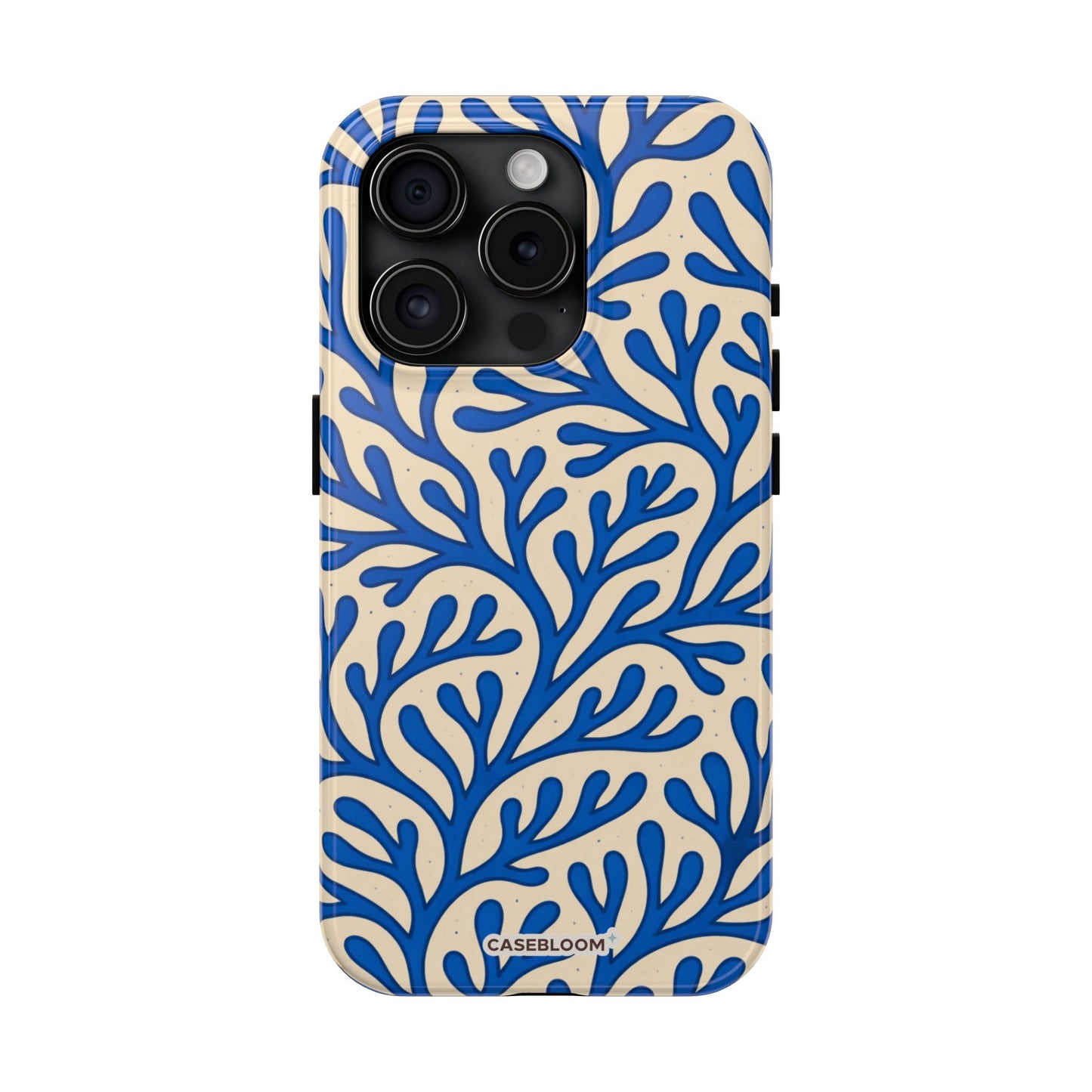 Blue Coral Coastal - iPhone Case