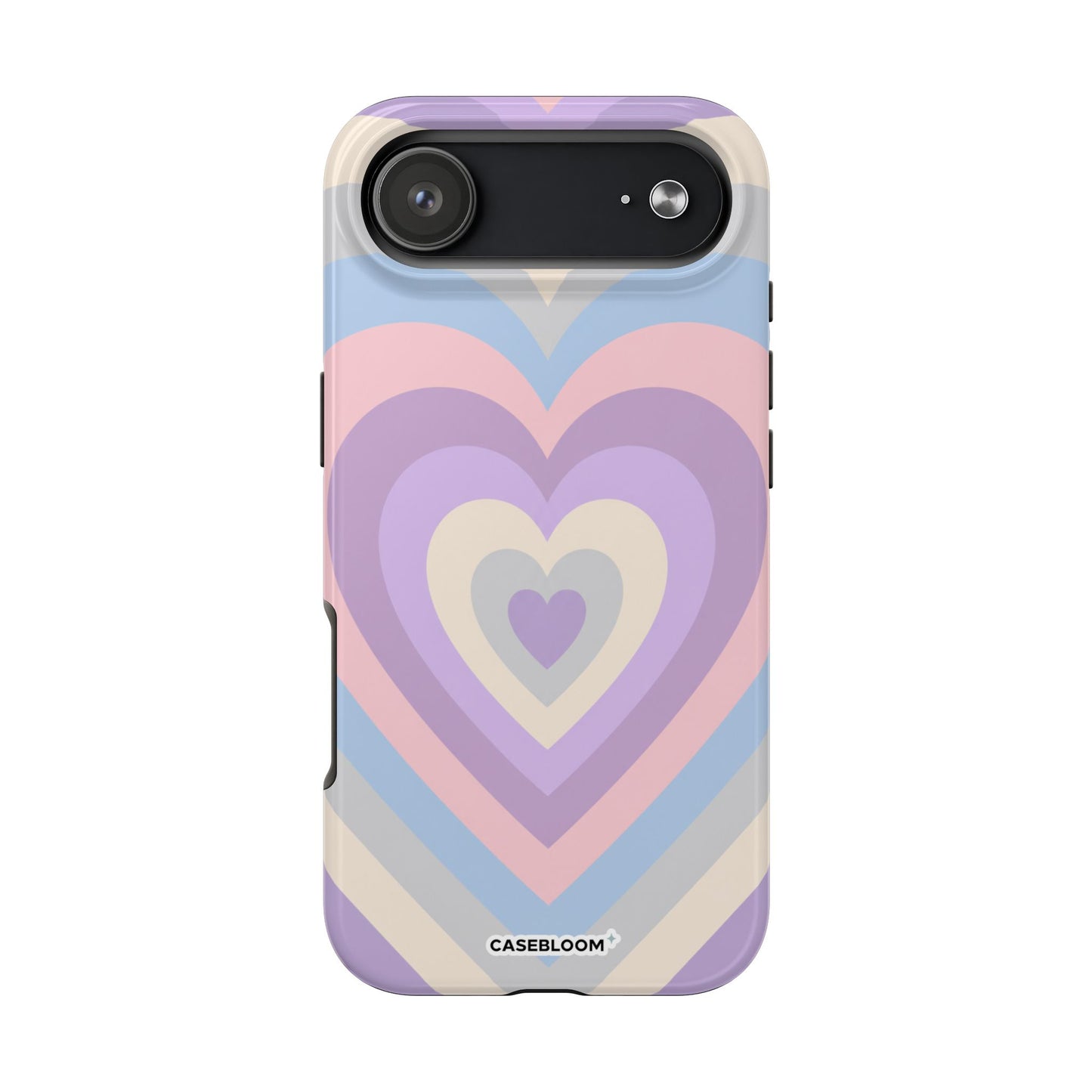 Heart Layers Lilac - iPhone Case