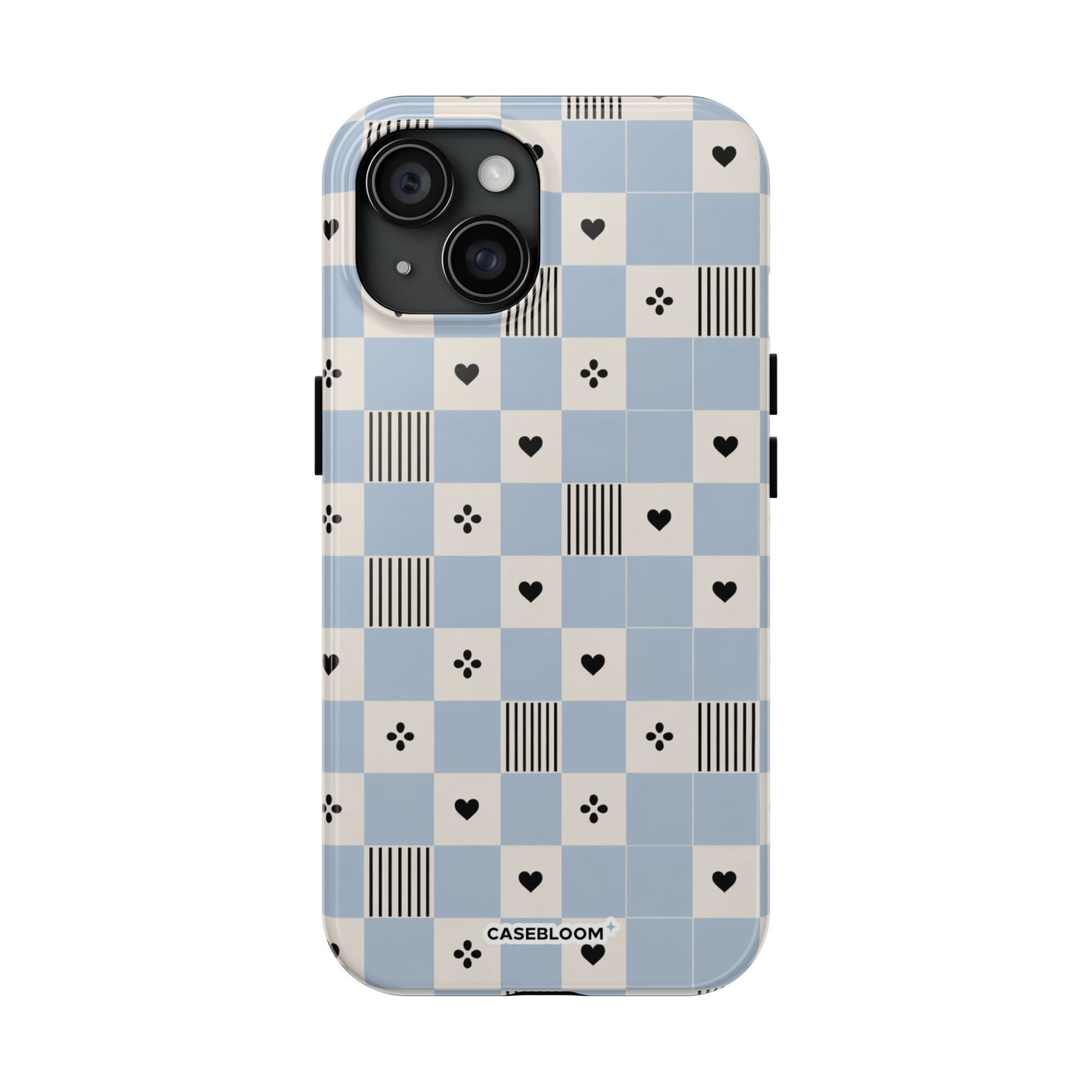 Powder Blue Heart - iPhone Case