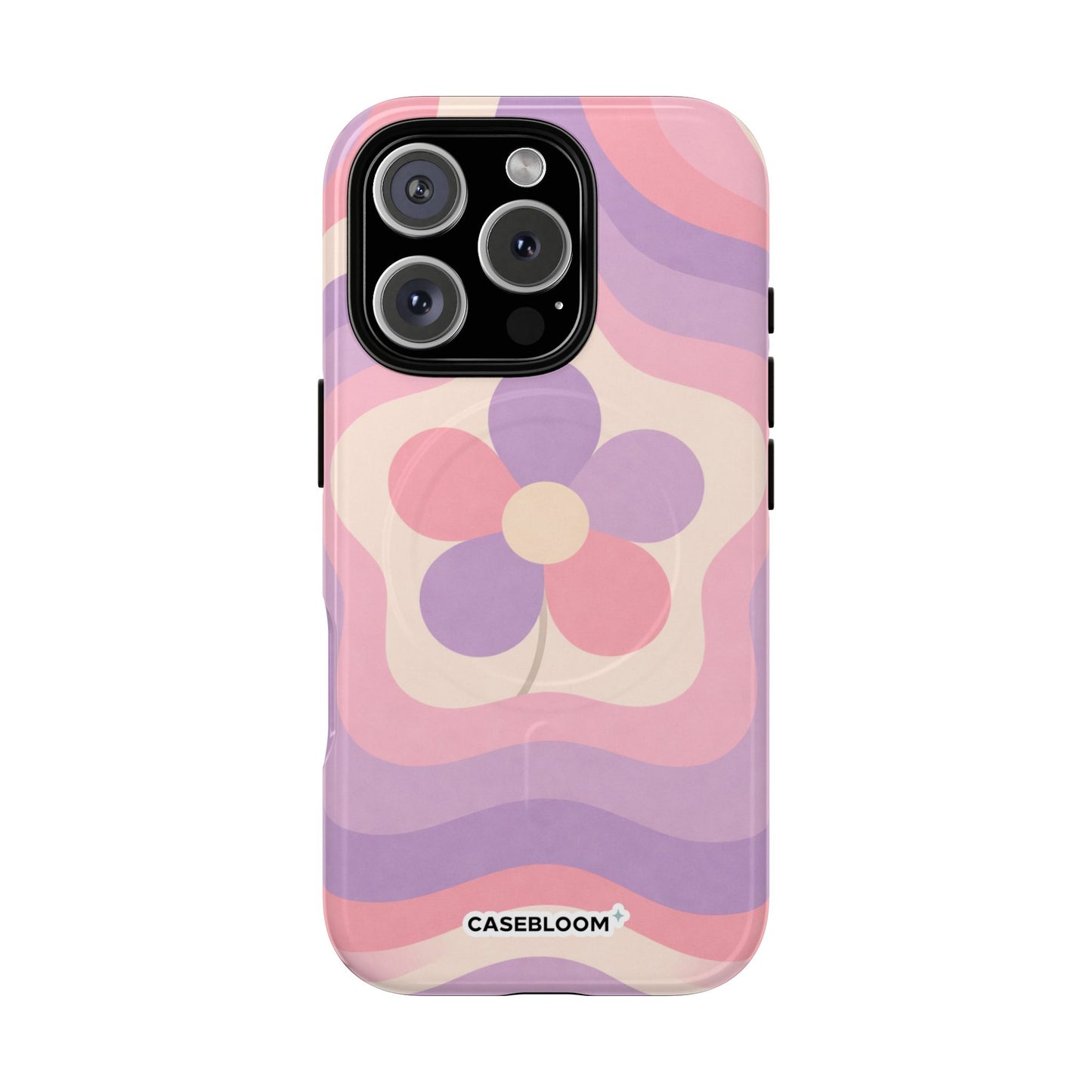 Lavender Daisy Wave - iPhone Case