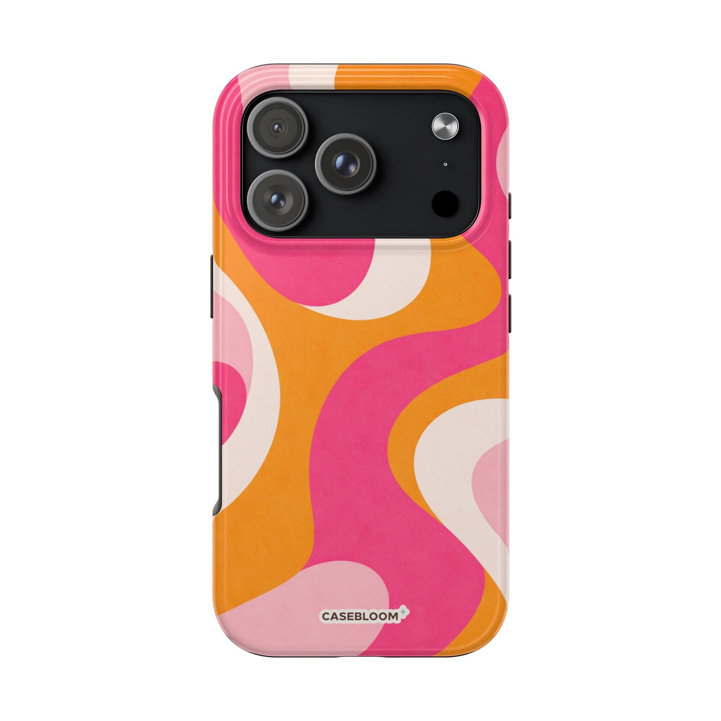 Pink Citrus Wave - iPhone Case