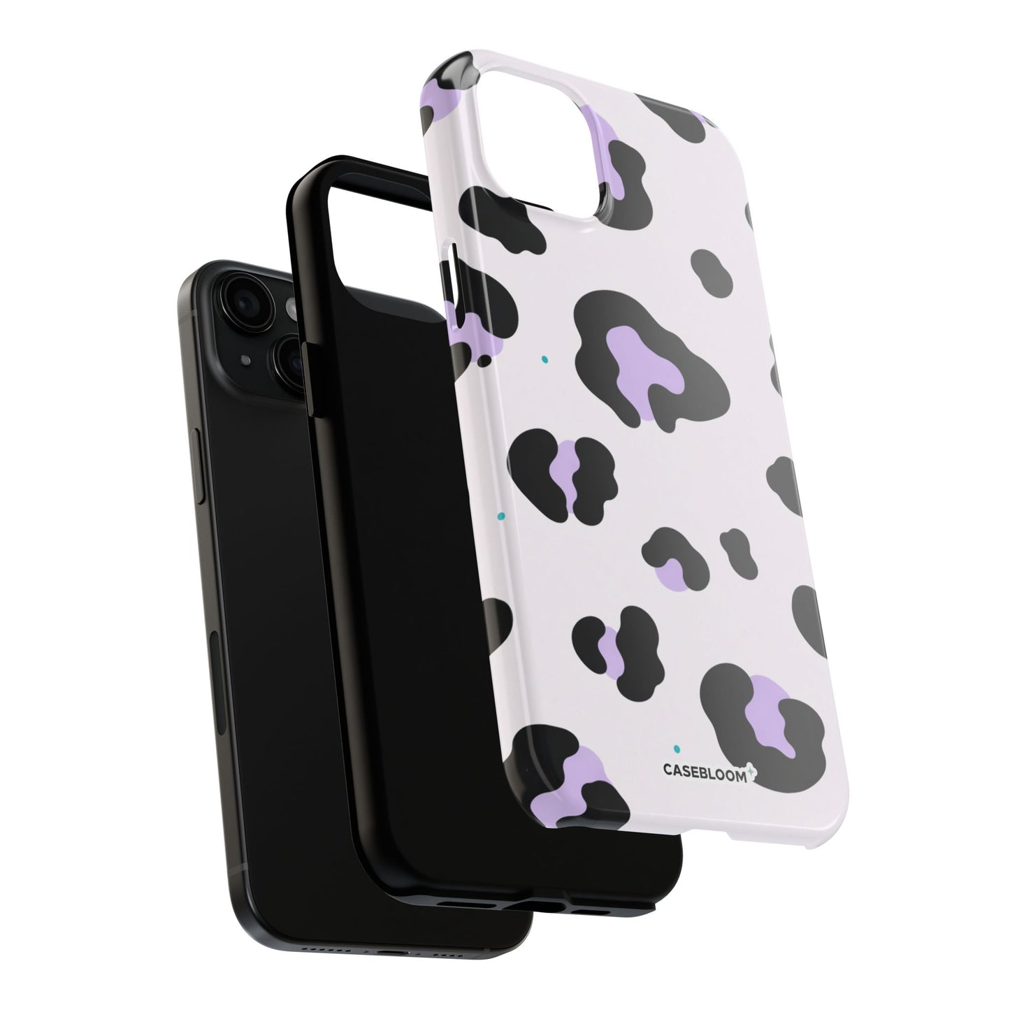 Lilac Leopard - iPhone Case