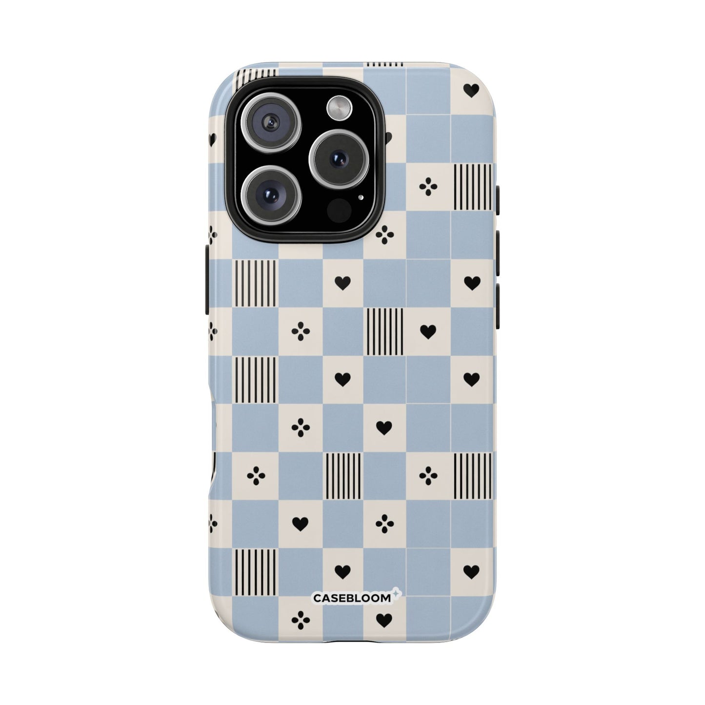 Powder Blue Heart - iPhone Case