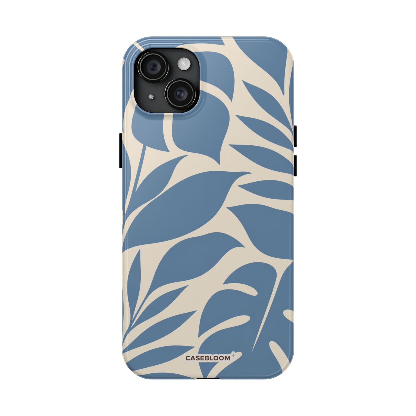 Misty Blue Botanica - iPhone Case