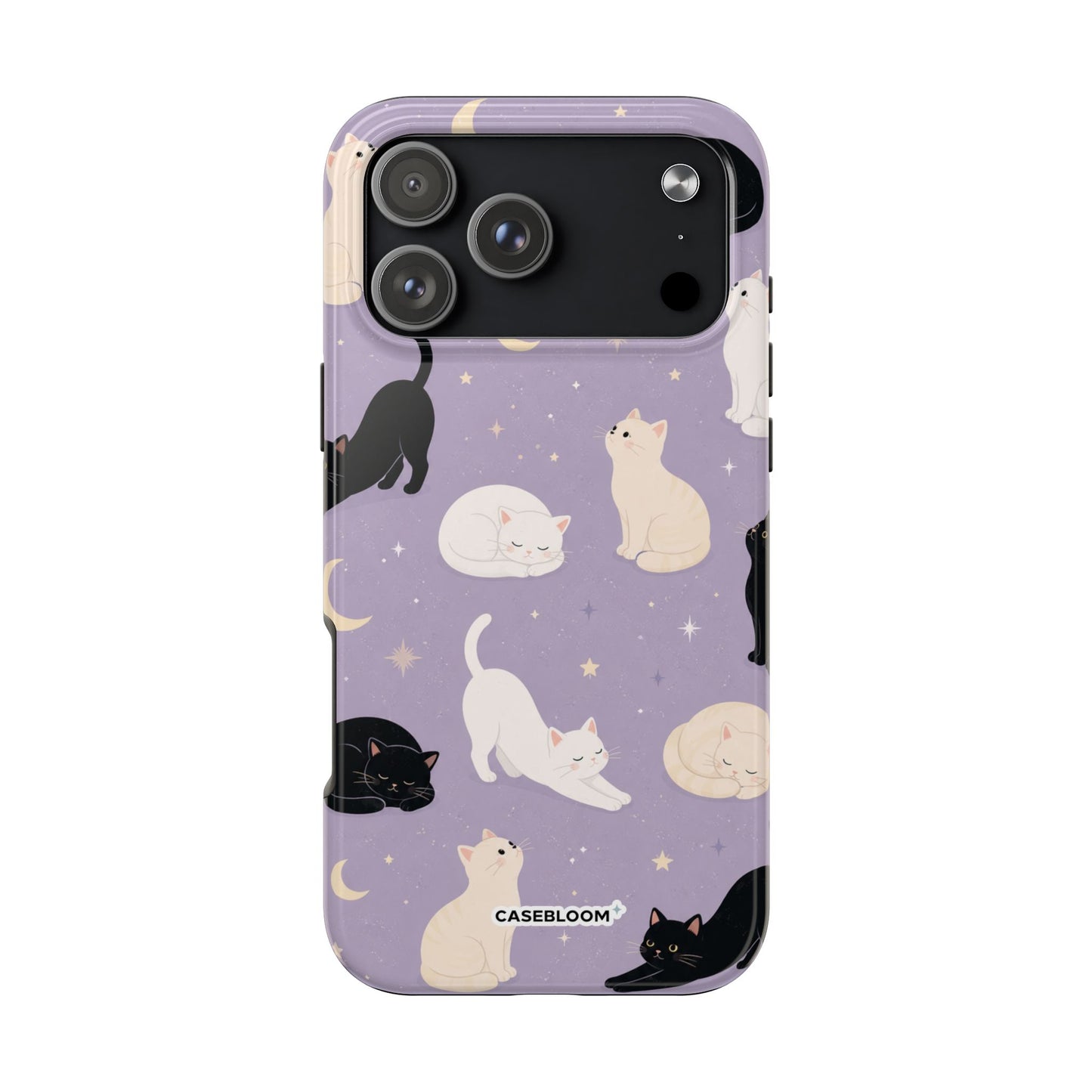 Moonlit Cats - iPhone Case