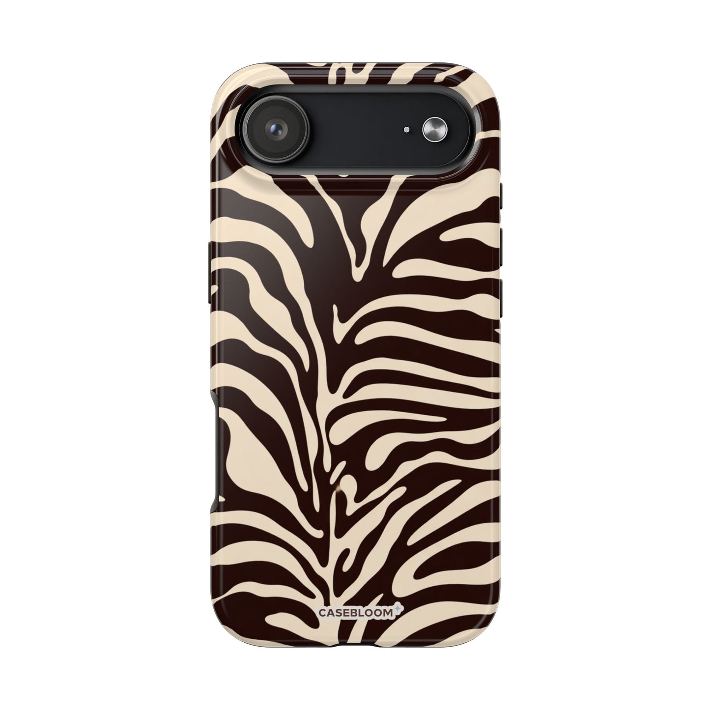 Wild Brown Zebra - iPhone Case