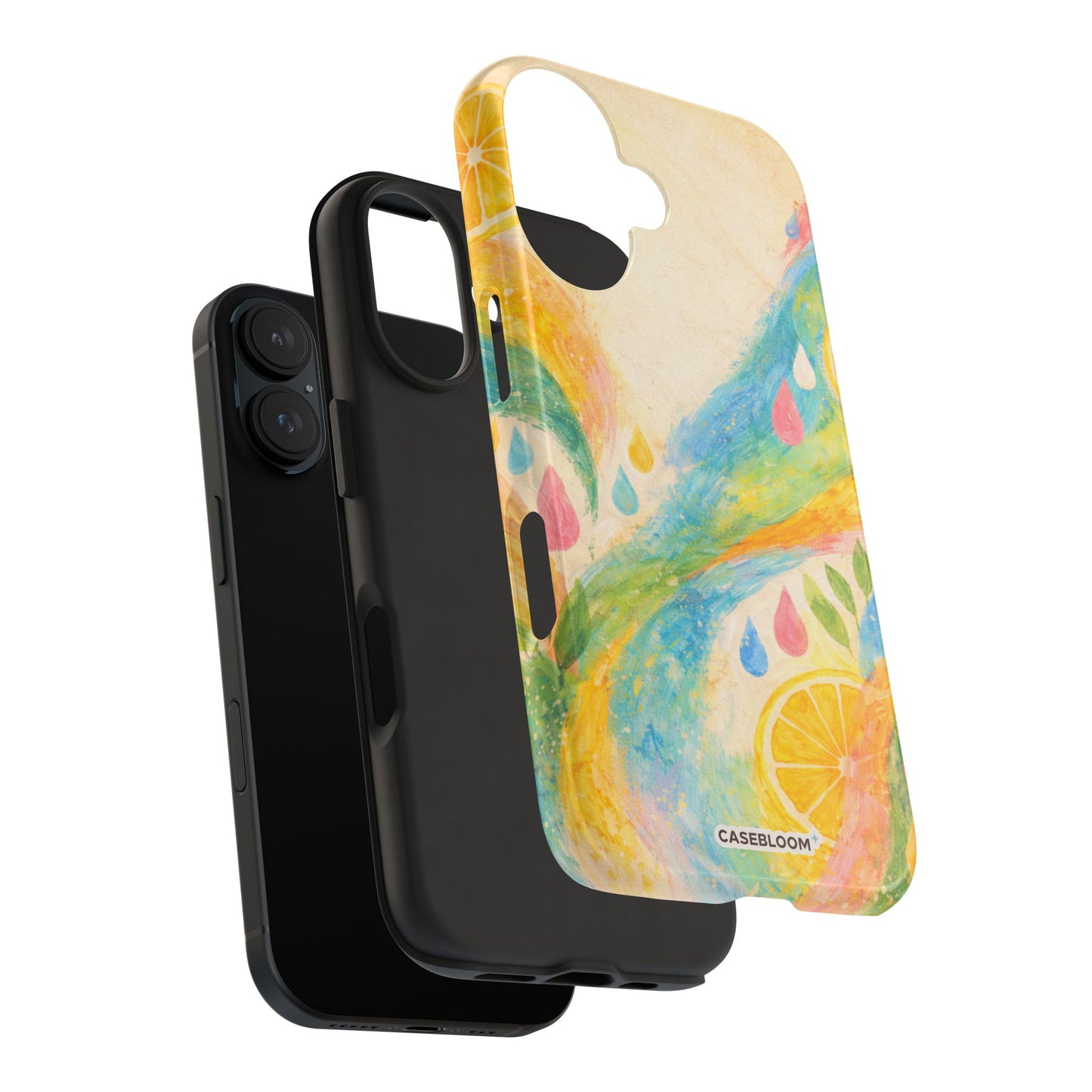 Painted Citrus Brushstroke - iPhone Case