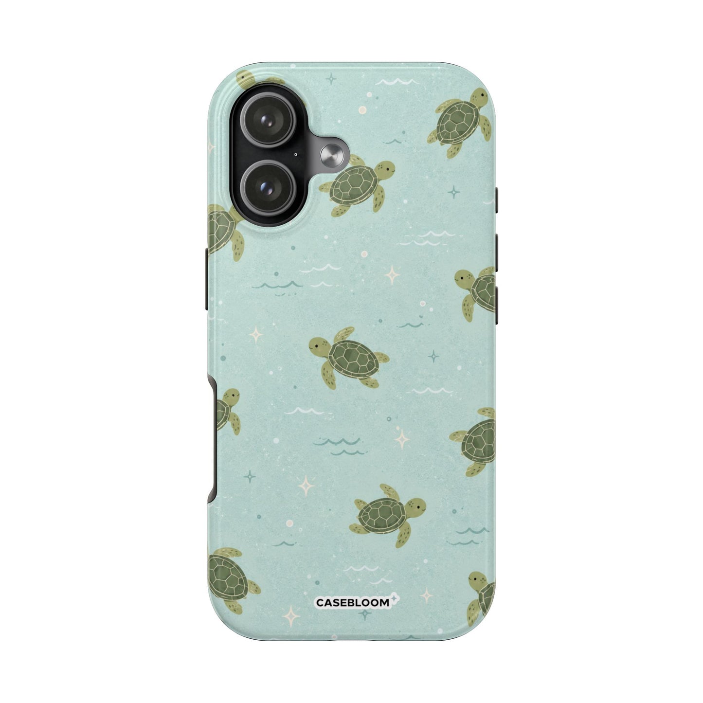 Mint Turtle Tide - iPhone Case