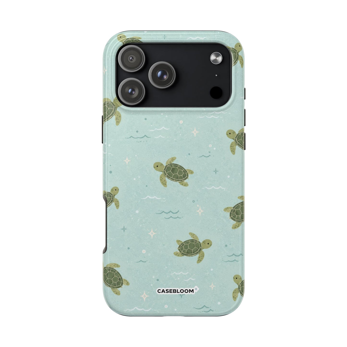Mint Turtle Tide - iPhone Case