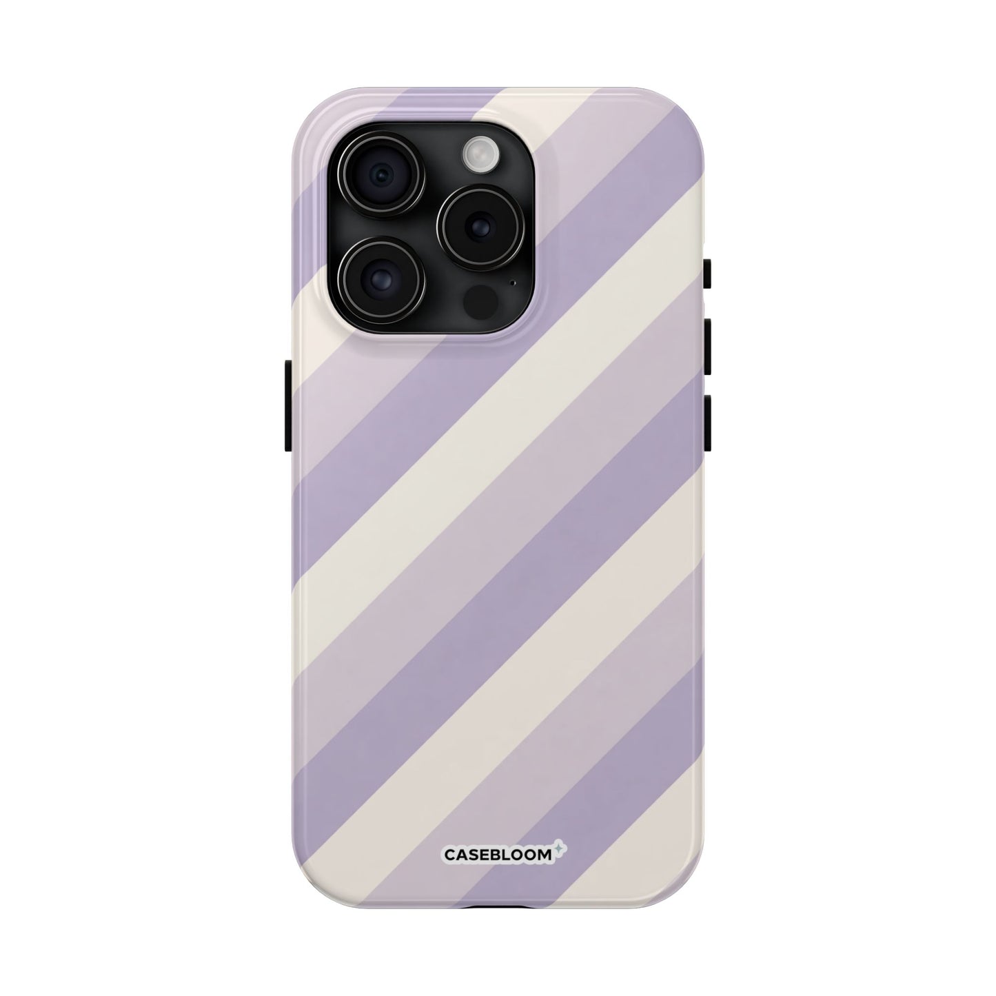 Lilac Lines Flow - iPhone Case
