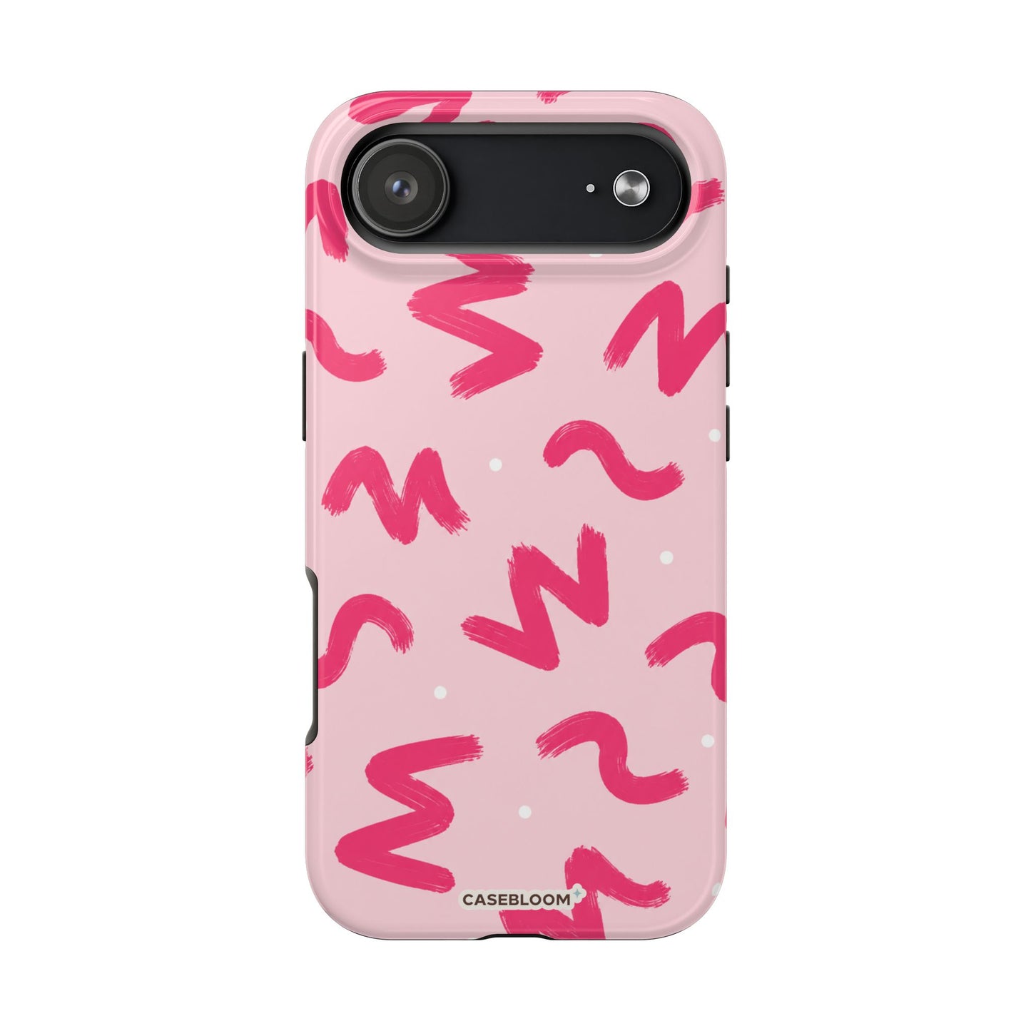 Bubblegum Squiggle - iPhone Case