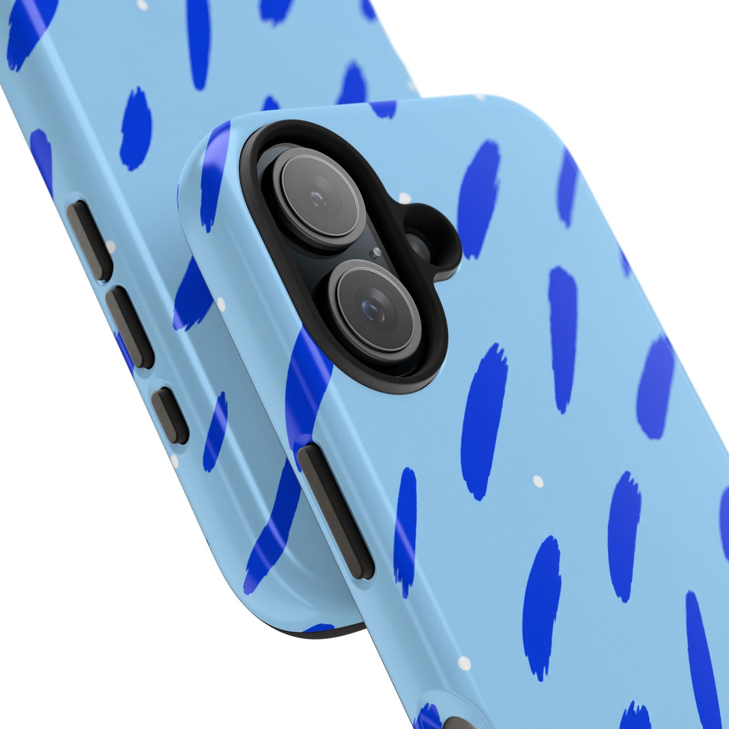 Blue Brush Pop - iPhone Case
