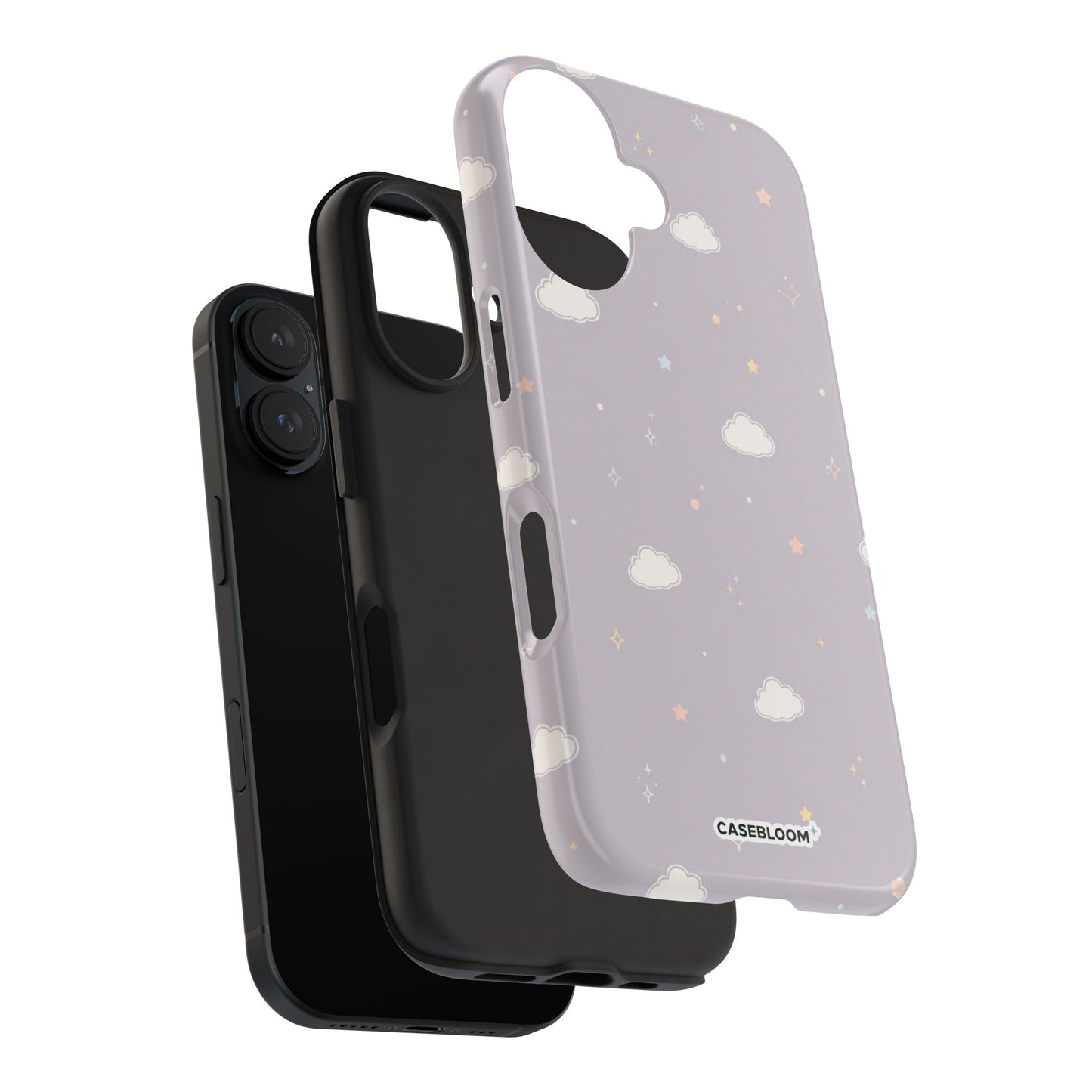 Cloudy Pastel Lilac - iPhone Case